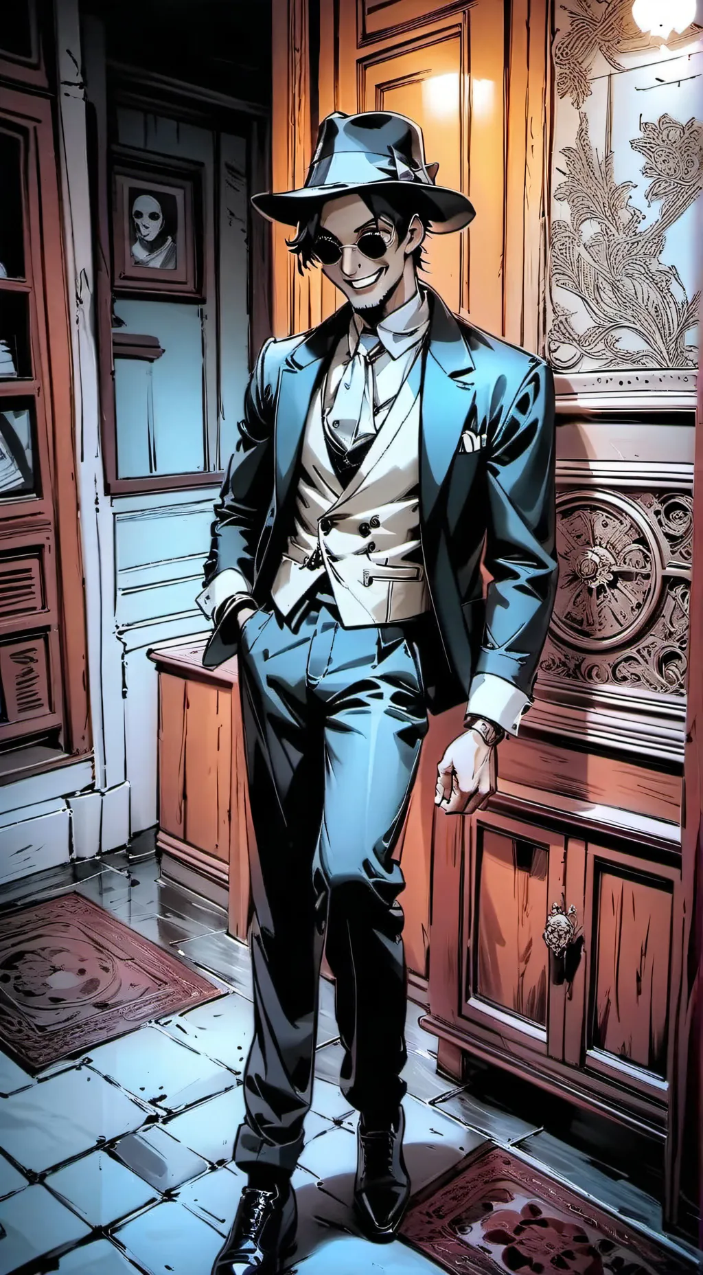 ai character: mafioso x elliot background