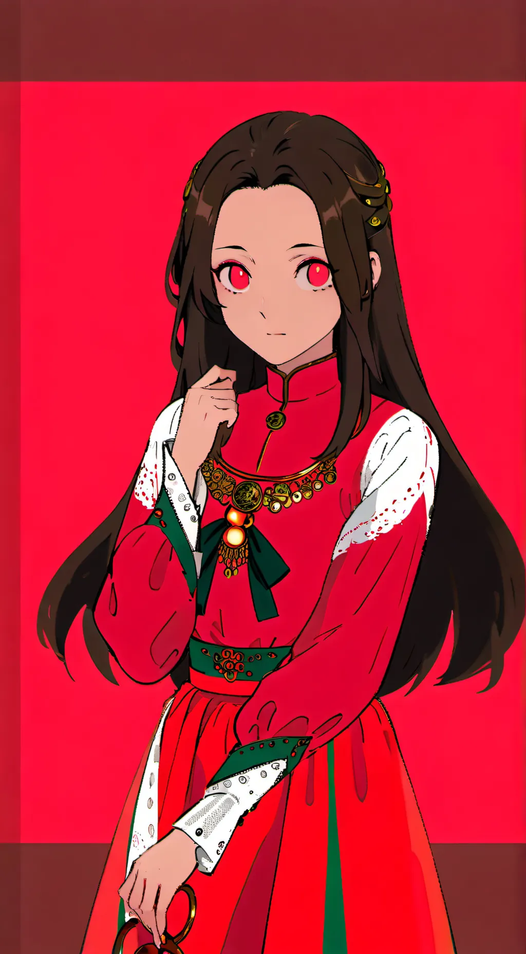 ai character: Luciana bebê  background