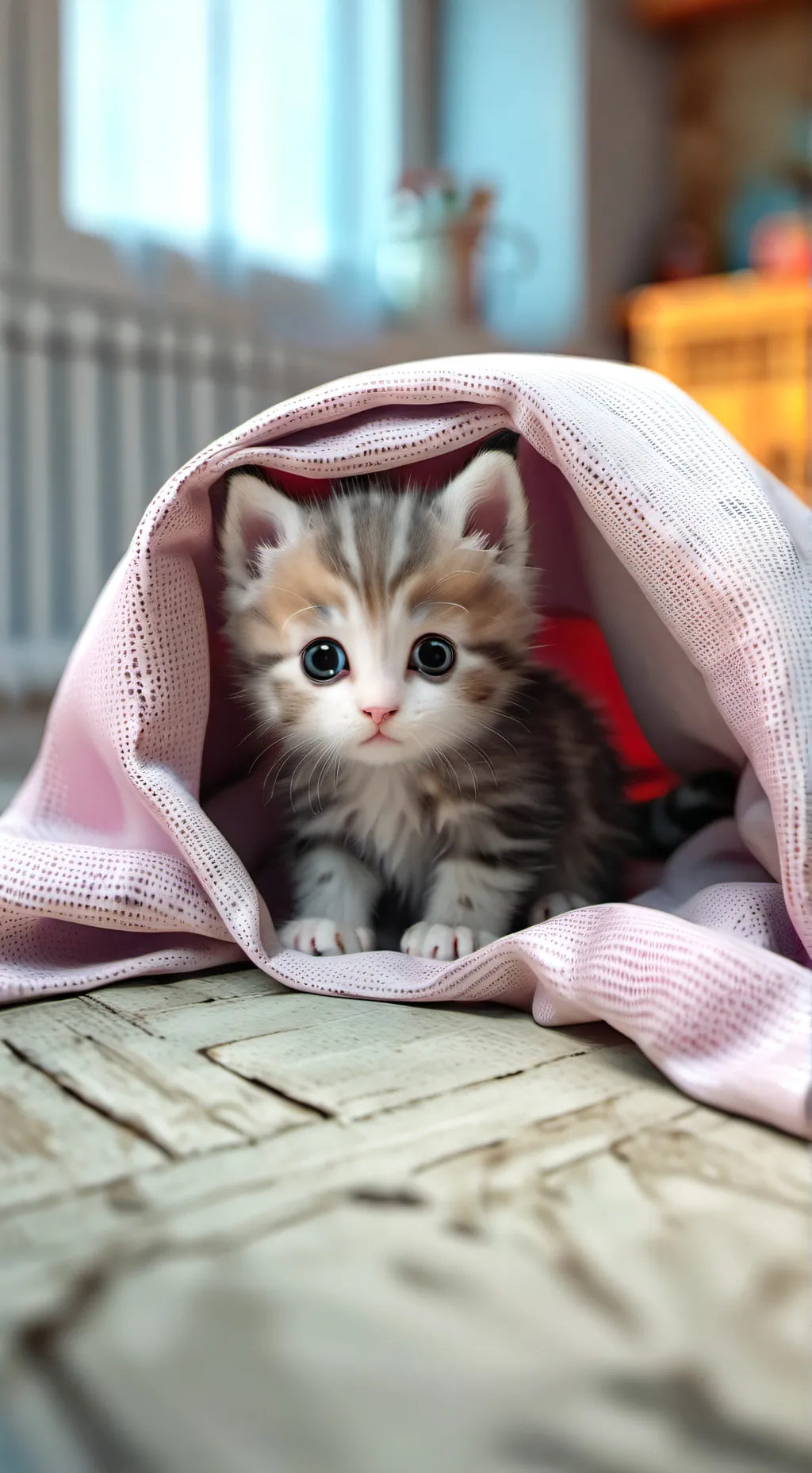 ai character: Cute kitty background