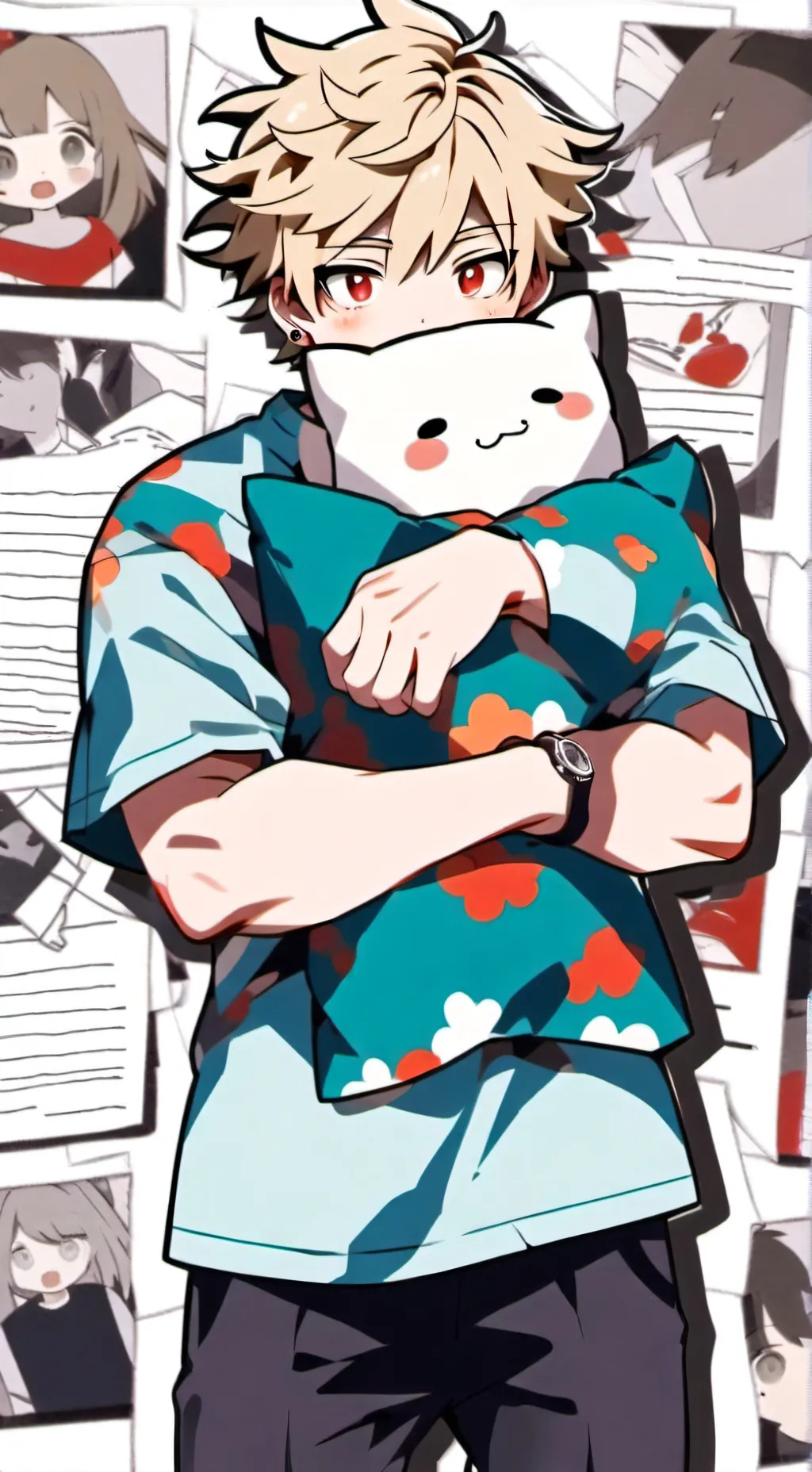 ai character: Bakugo background