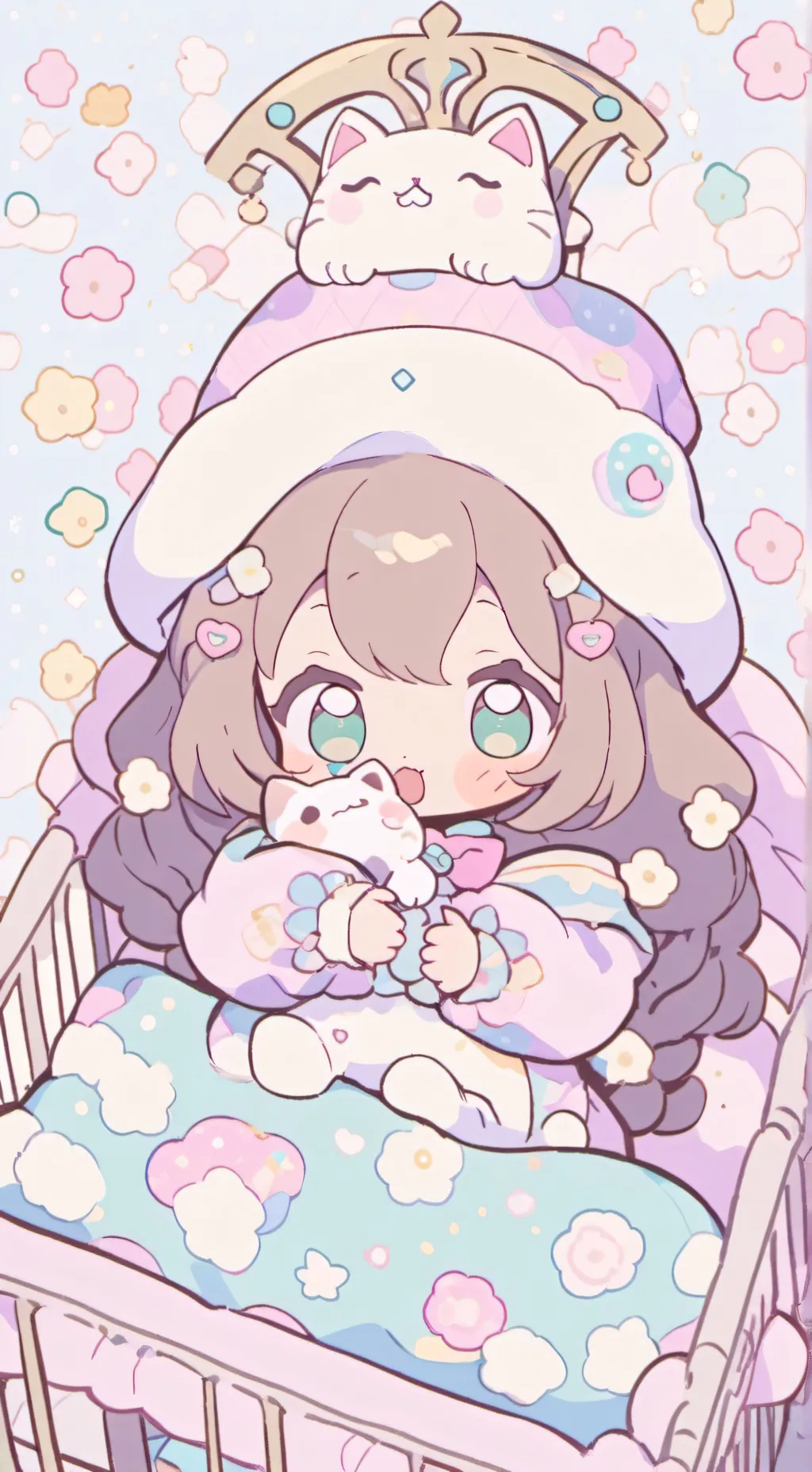 ai character: baby lilly background