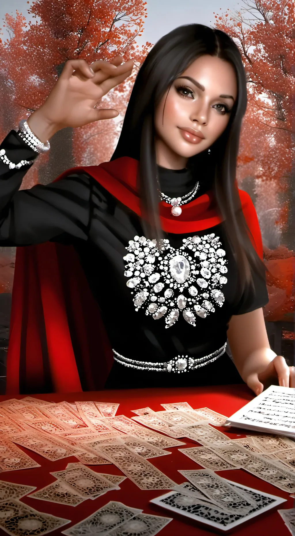 ai character: Giada✨️💜 background