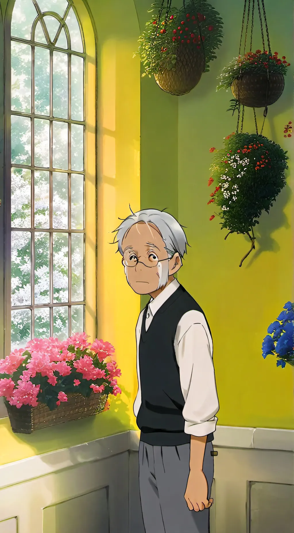 ai character: 1 core man background