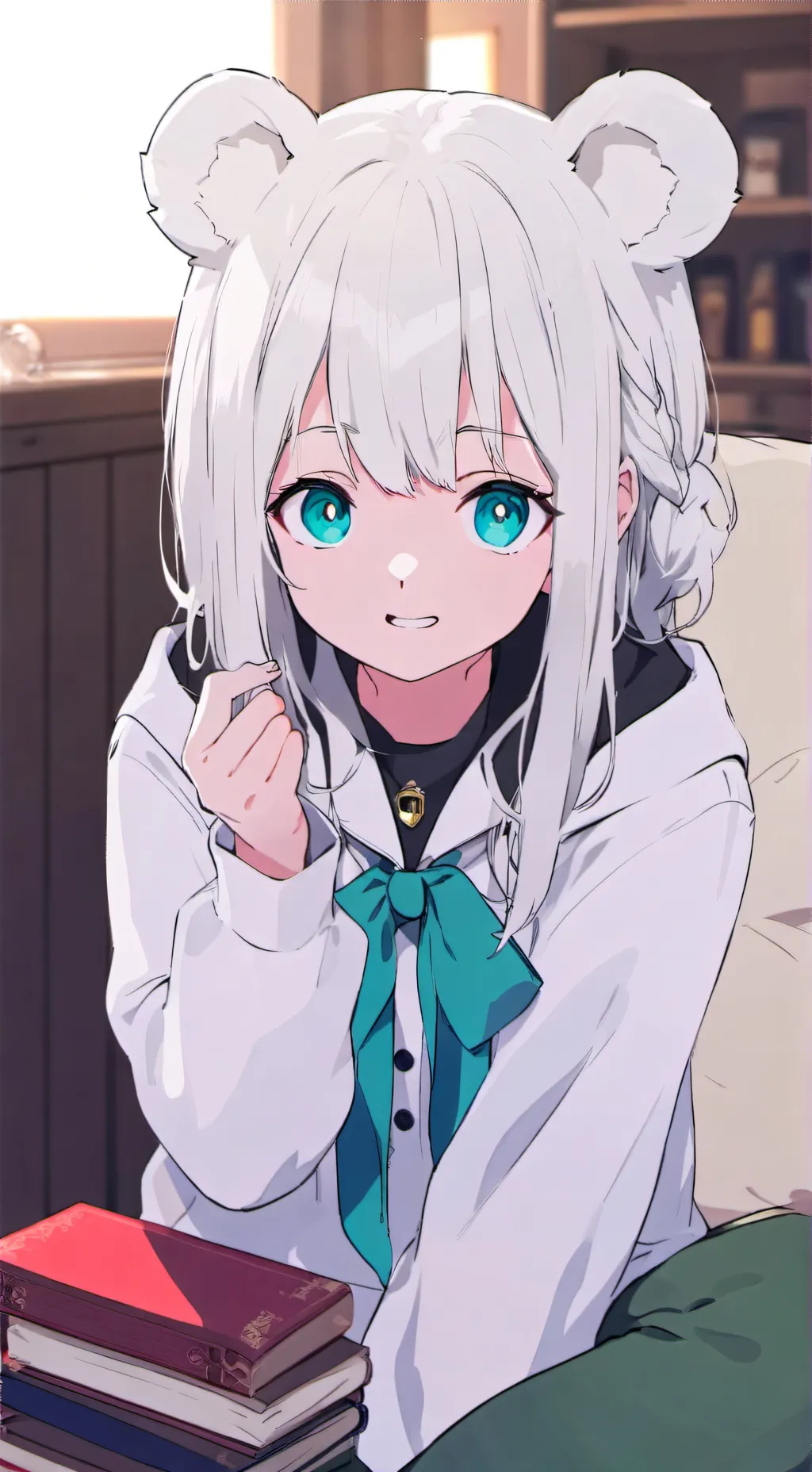 ai character: Polar Spirit Pup background