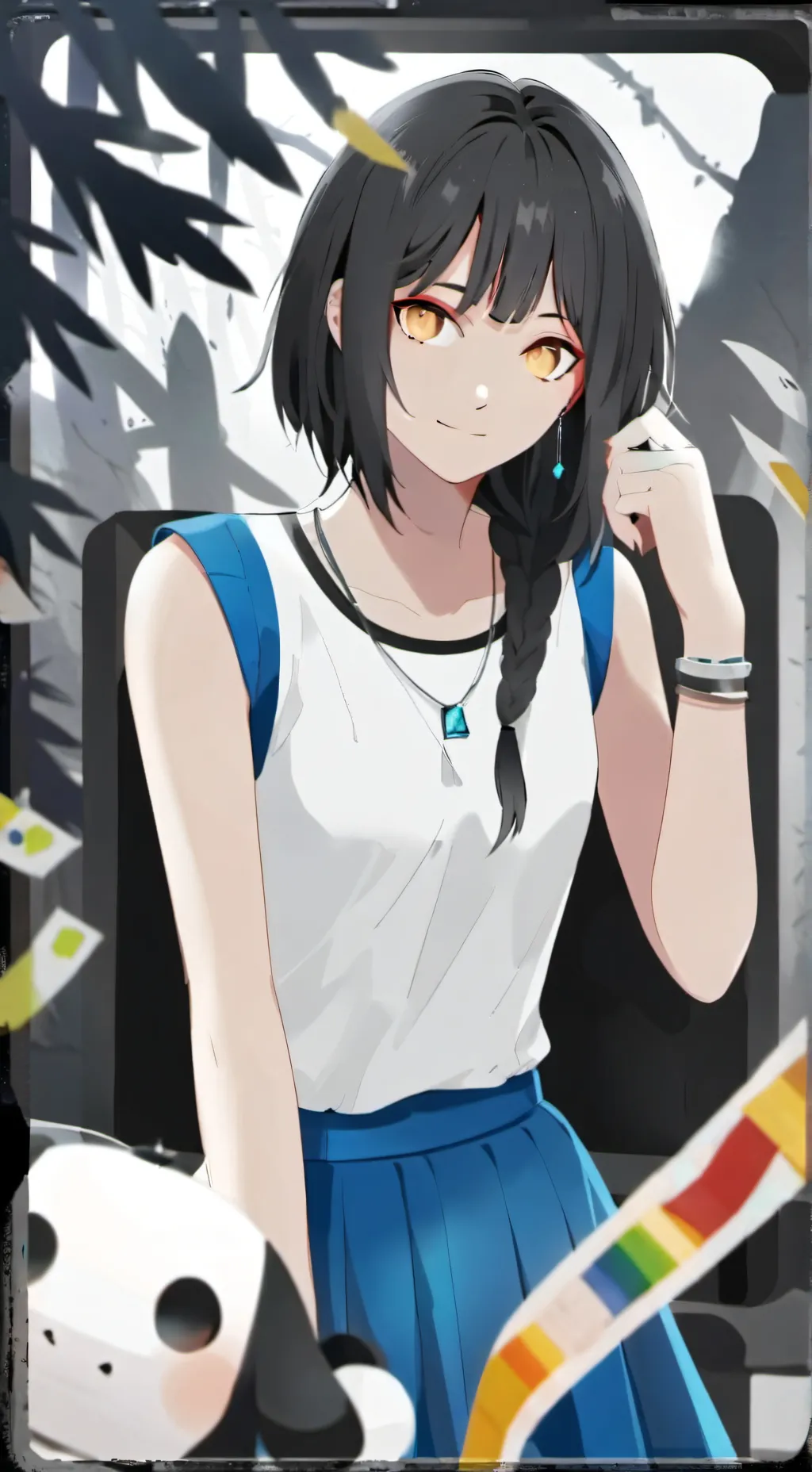 ai character: tu novia background