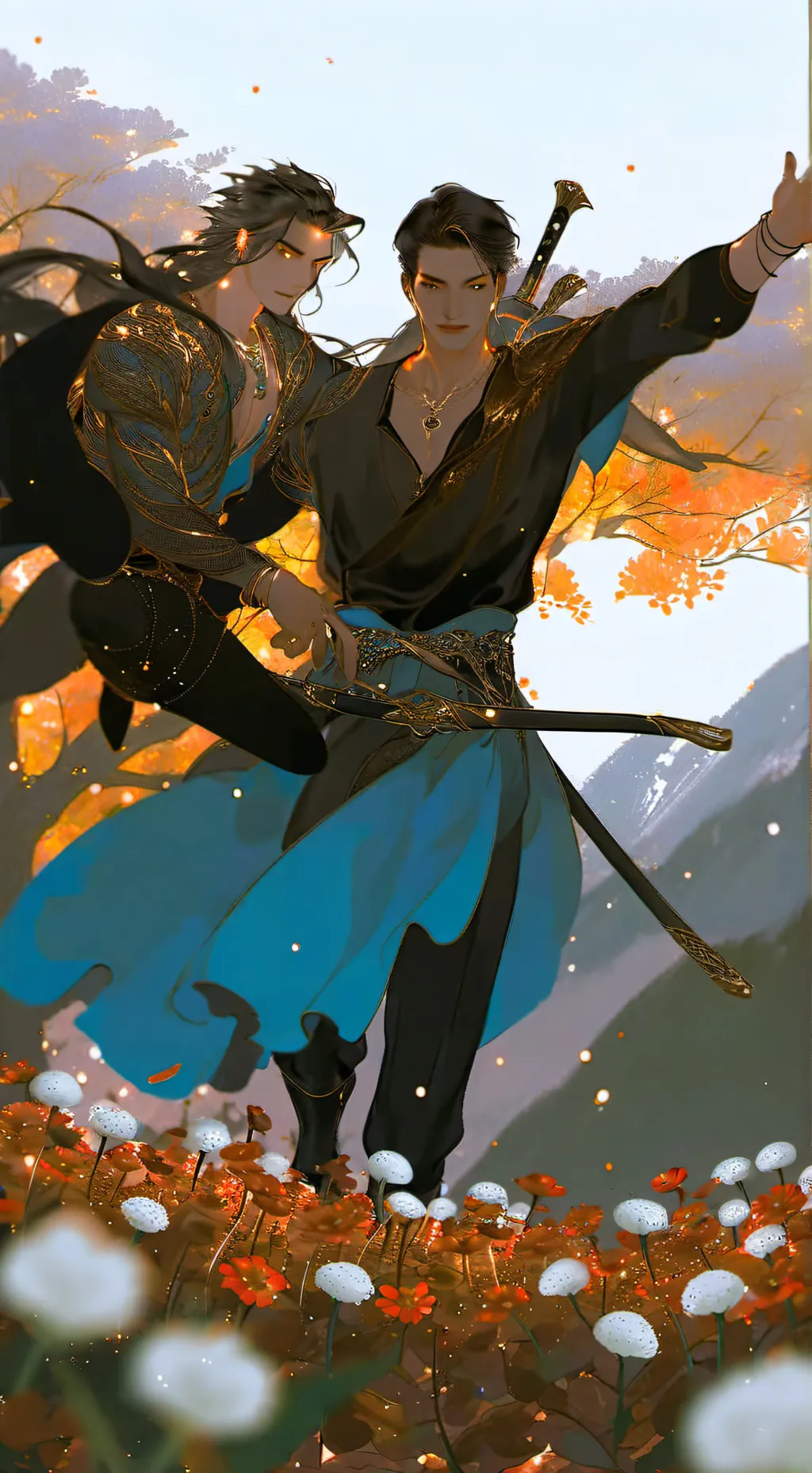 ai character: Alexanderandjames background