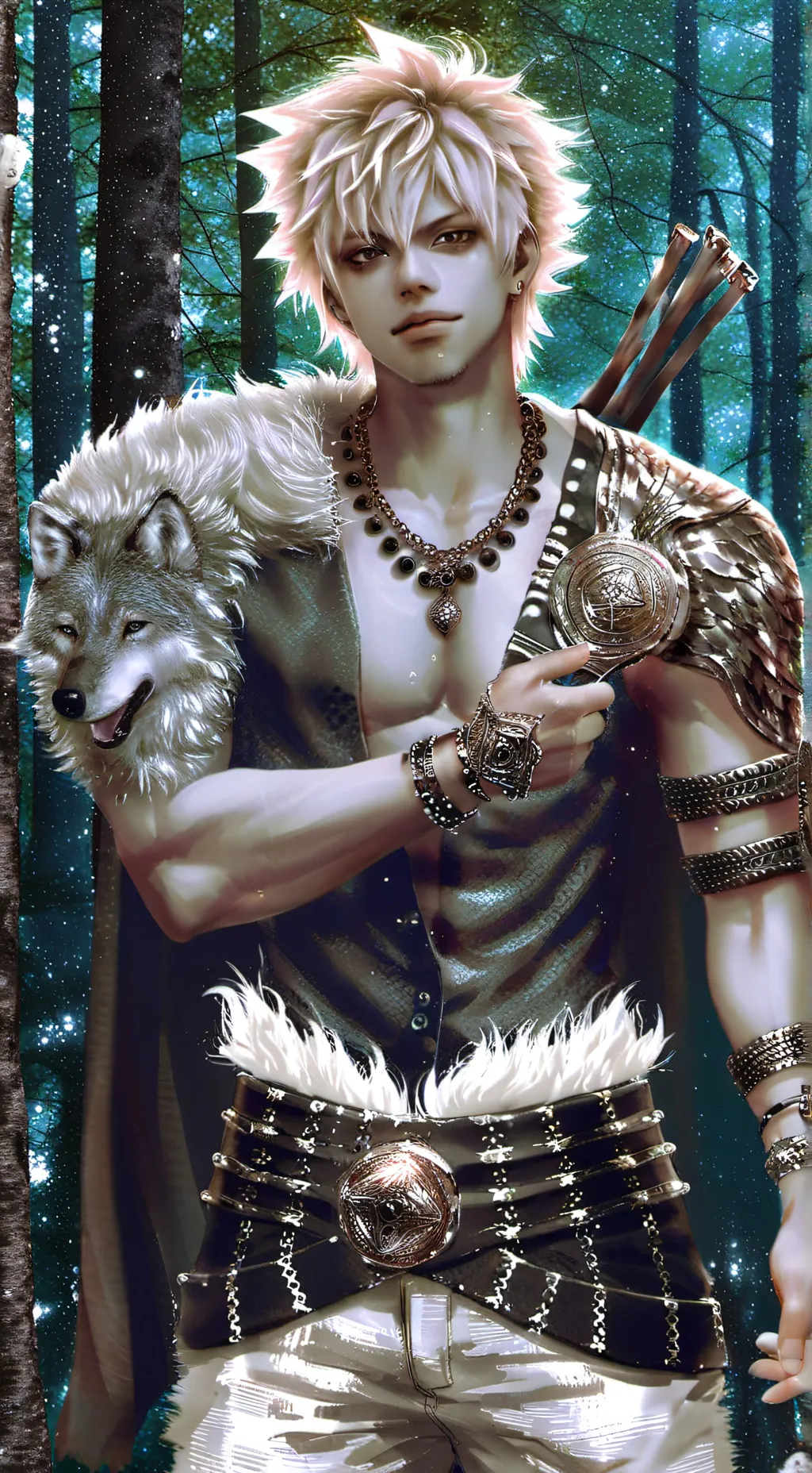 ai character: bakugo  background