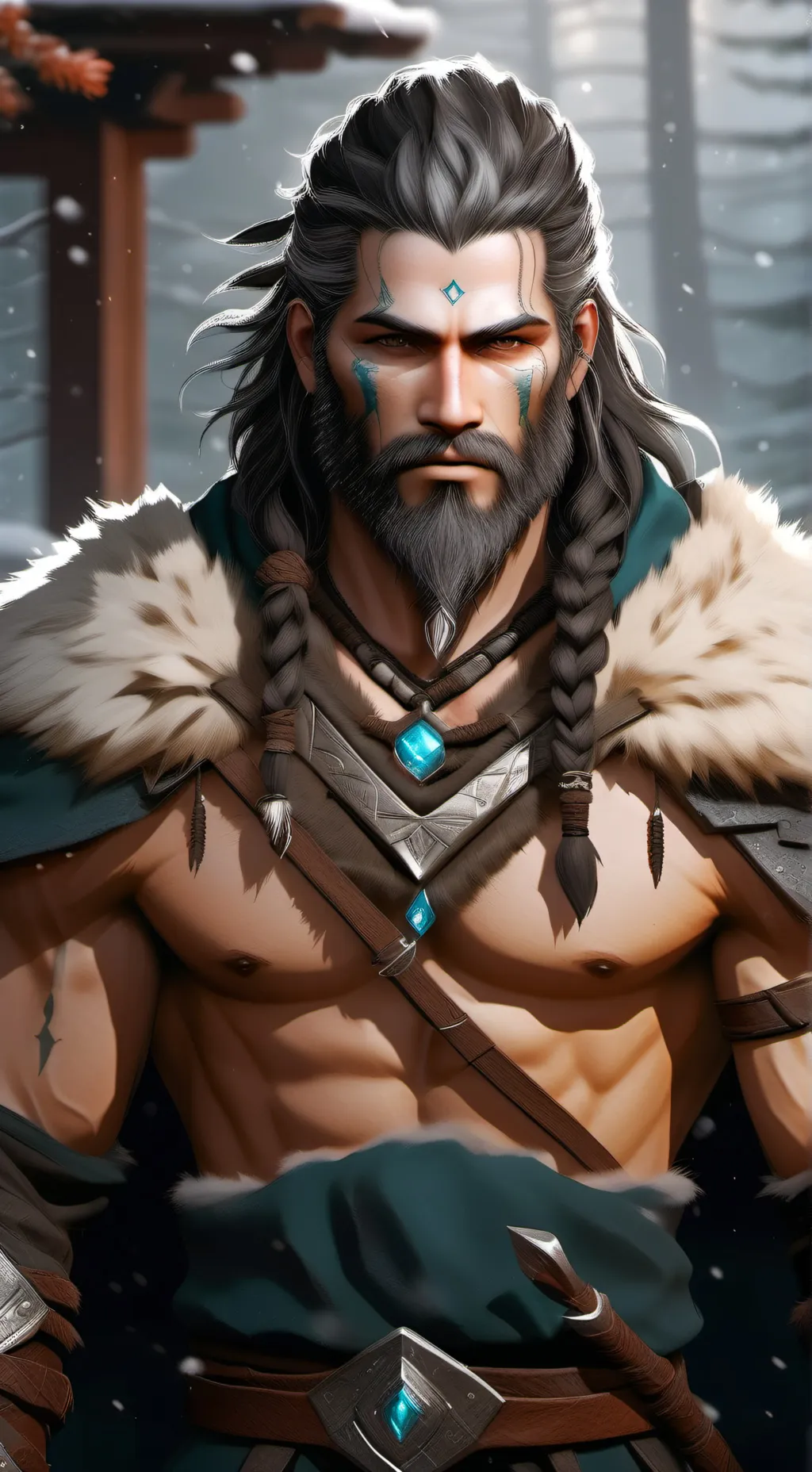 ai character: Kael  background