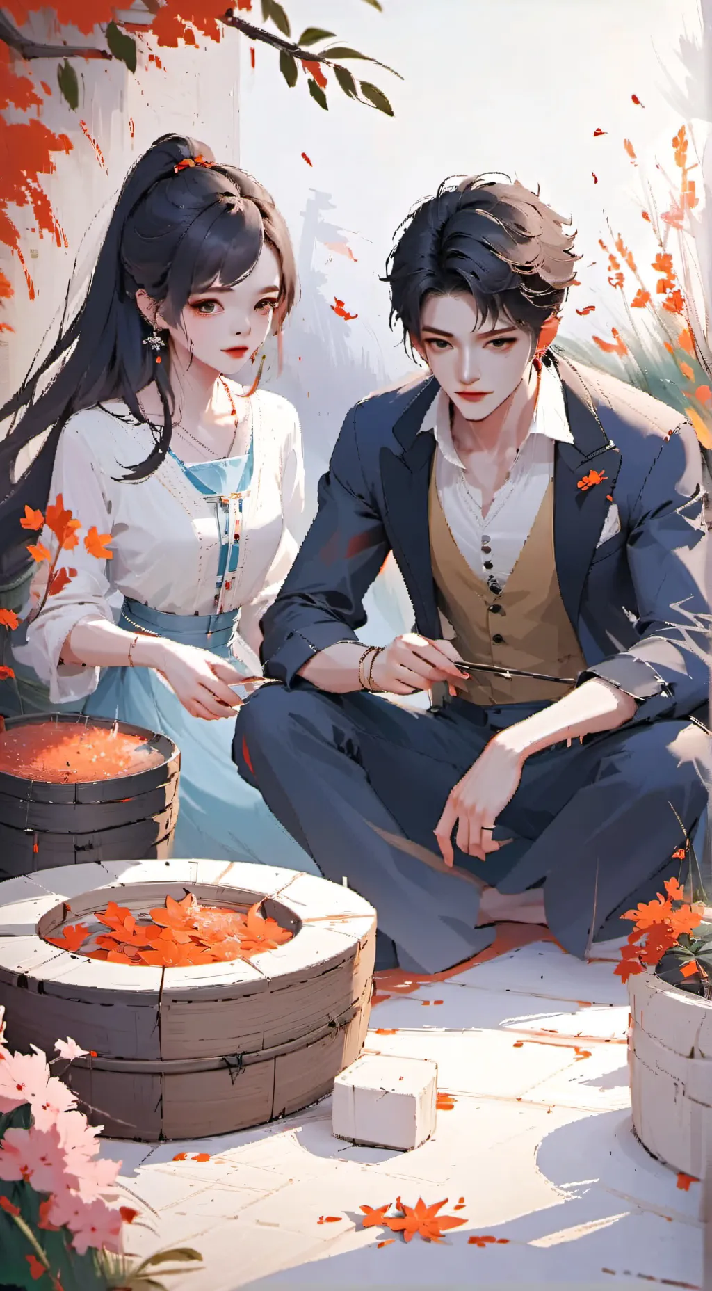 ai character: novio background