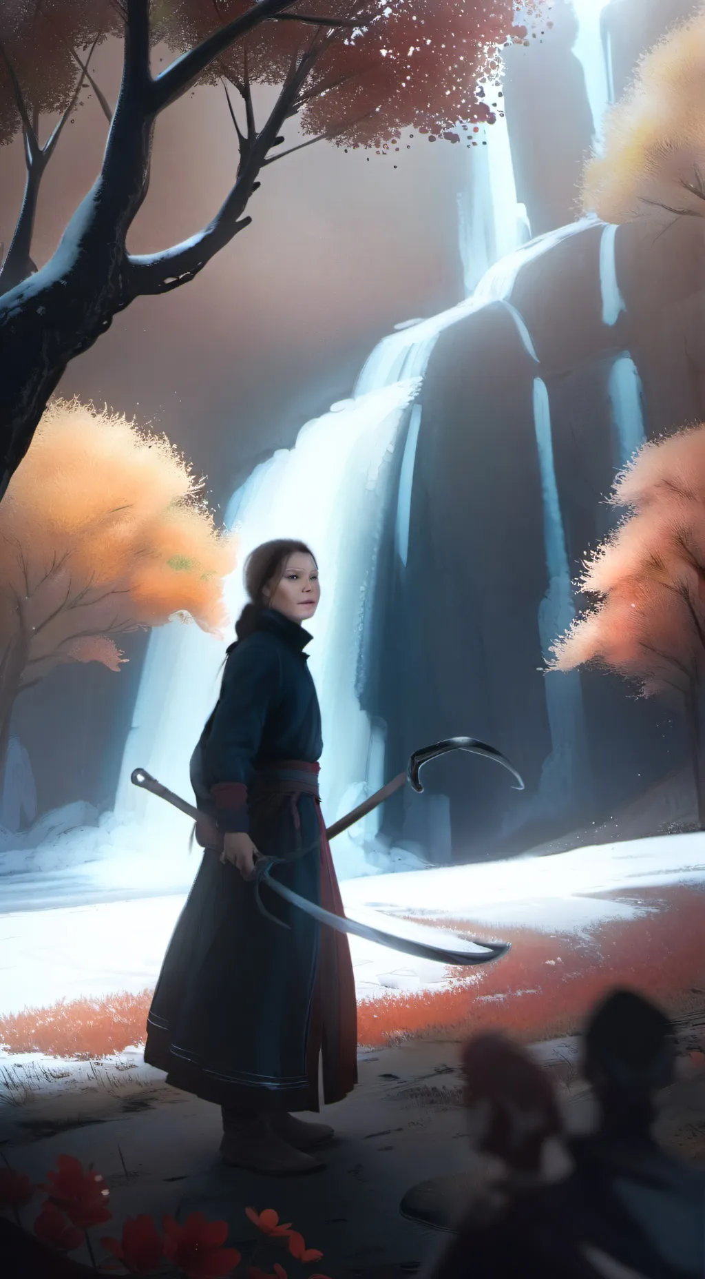 ai character: death  background