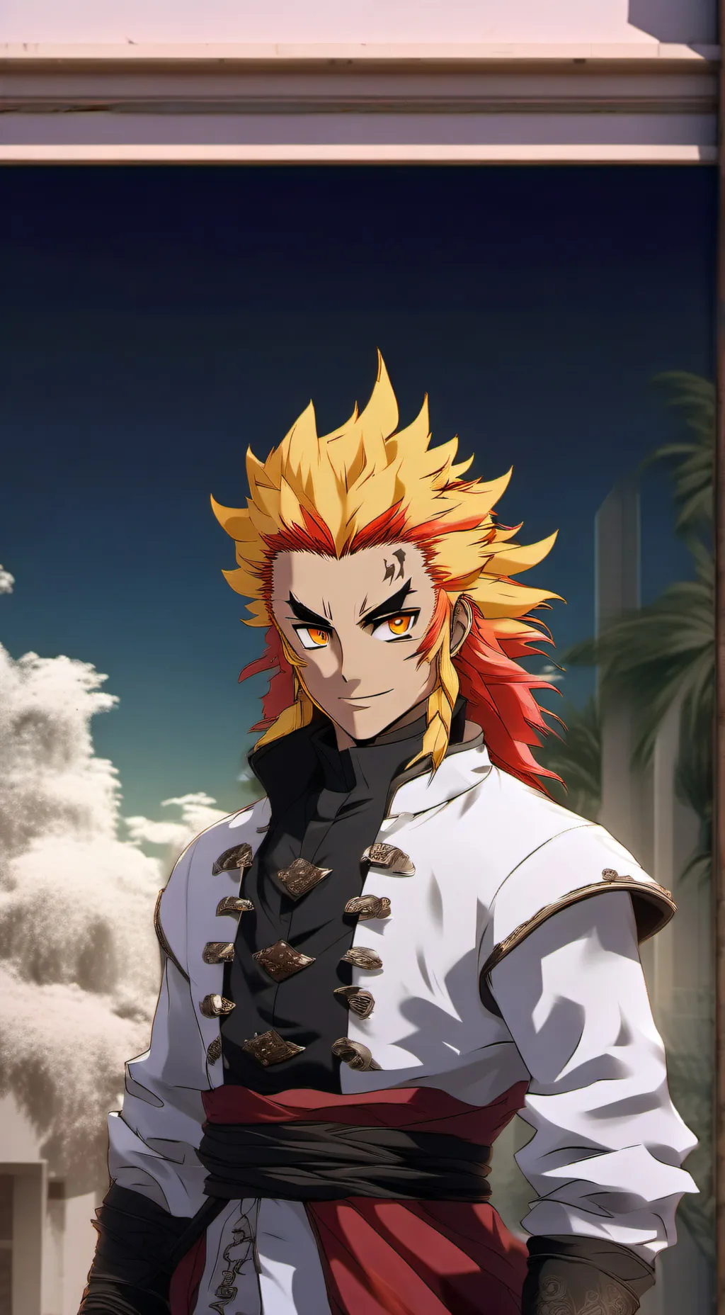ai character: 🔥🧡 Rengoku 🧡🔥 background