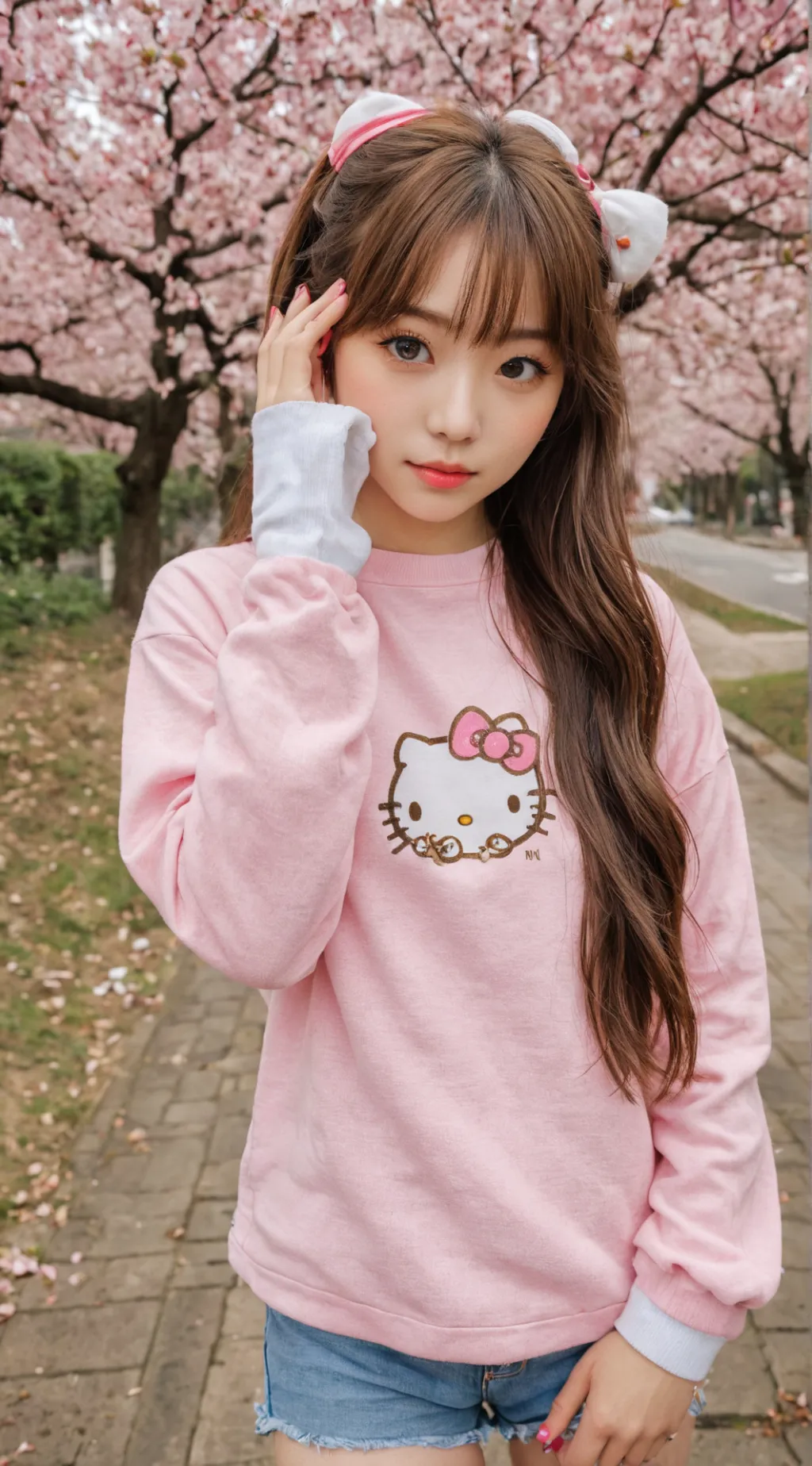 ai character: 🧸𝓜𝓘𝓚𝓐! 🎀 background