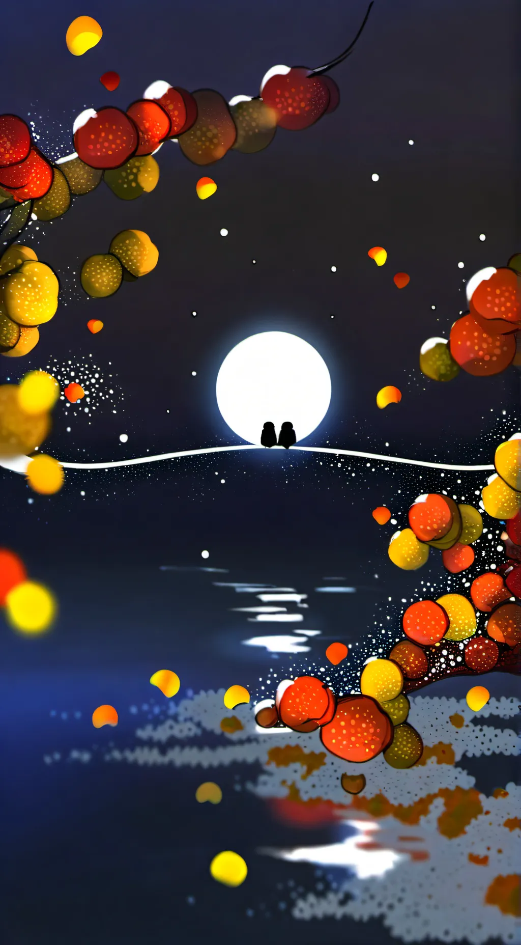 ai character: Solar balls background