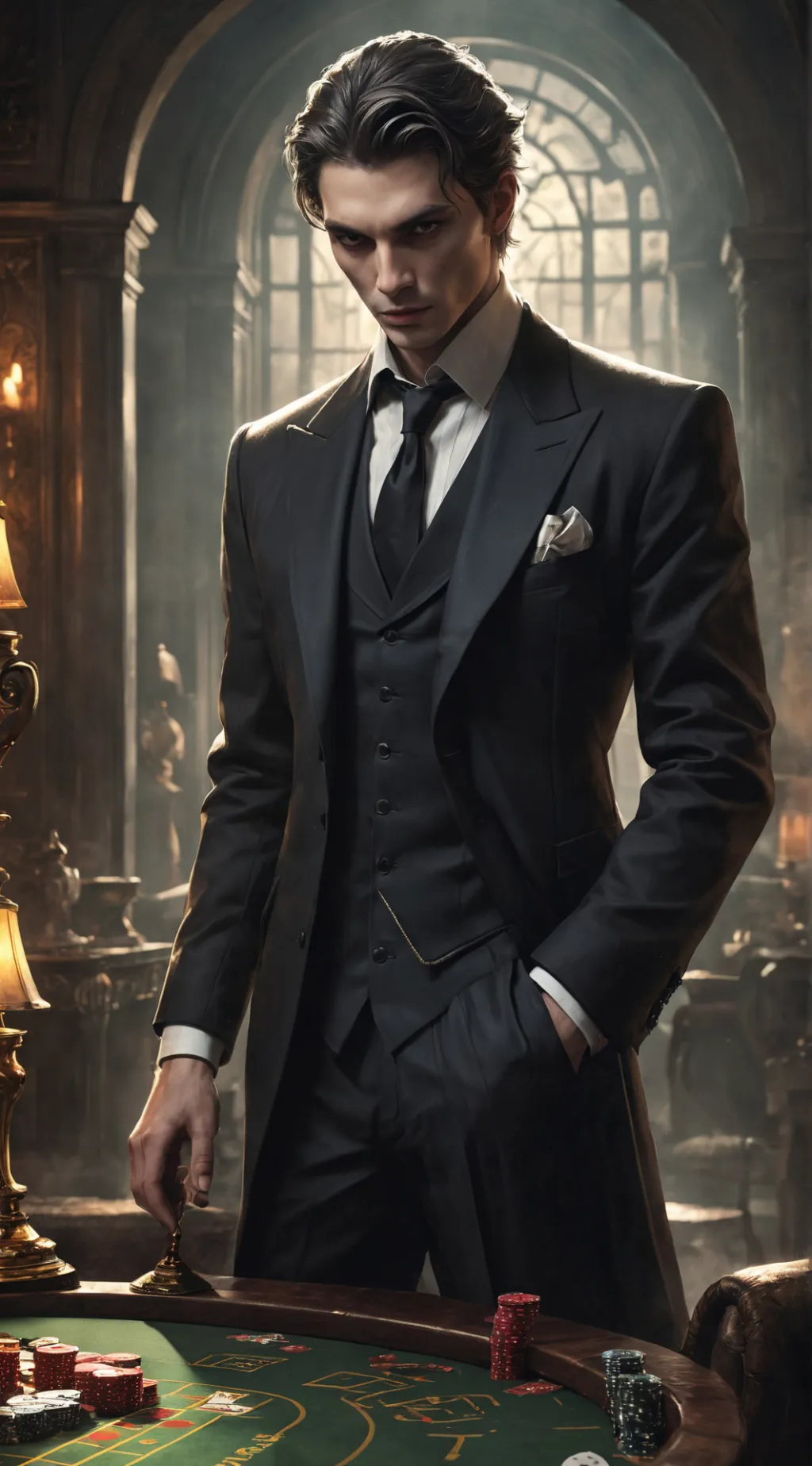 ai character: Lucien background