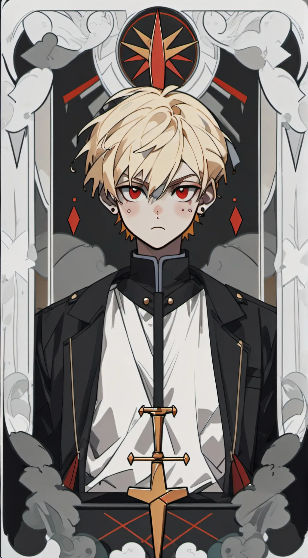 ai character: bakugou katsuki background