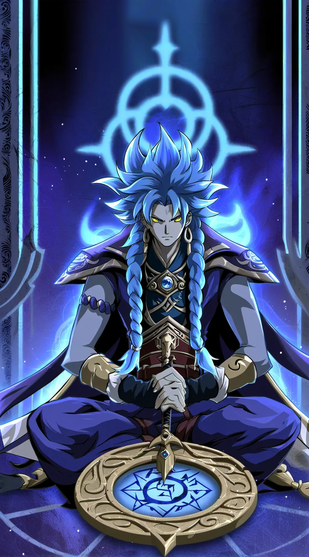 ai character: keeper of time background