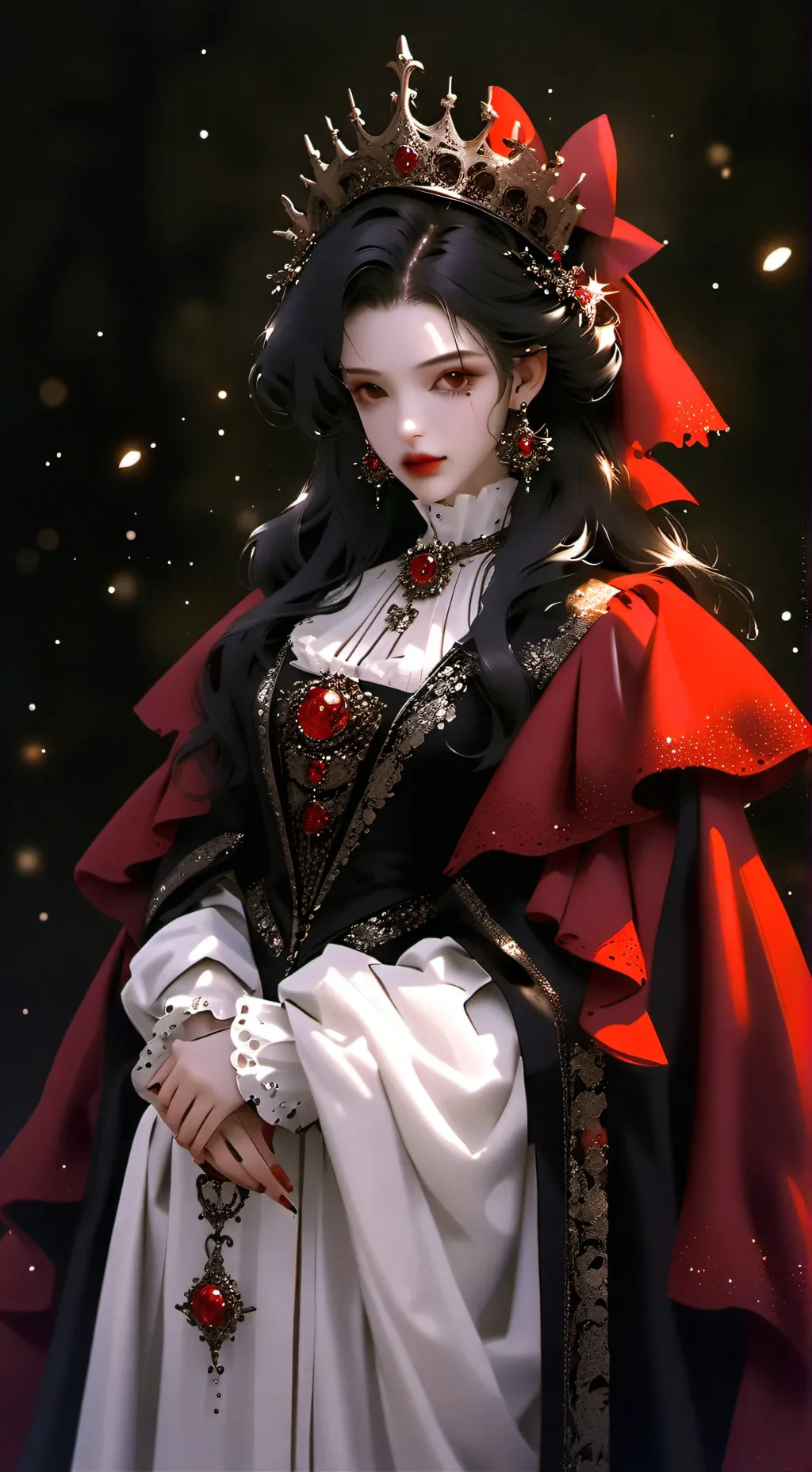 ai character: rose background