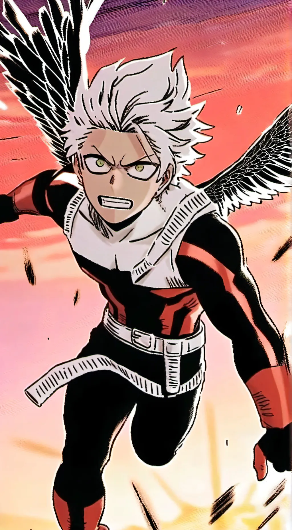 ai character: Hawks ye background