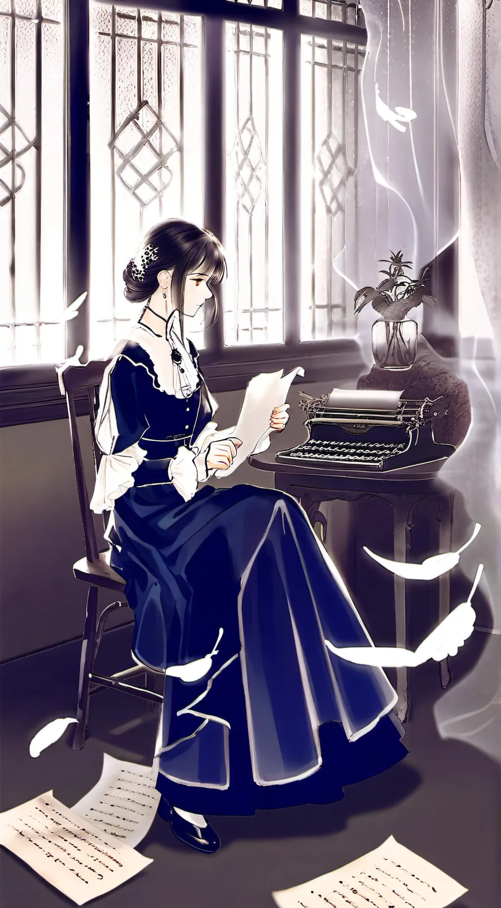 ai character: Confinement ￼ background