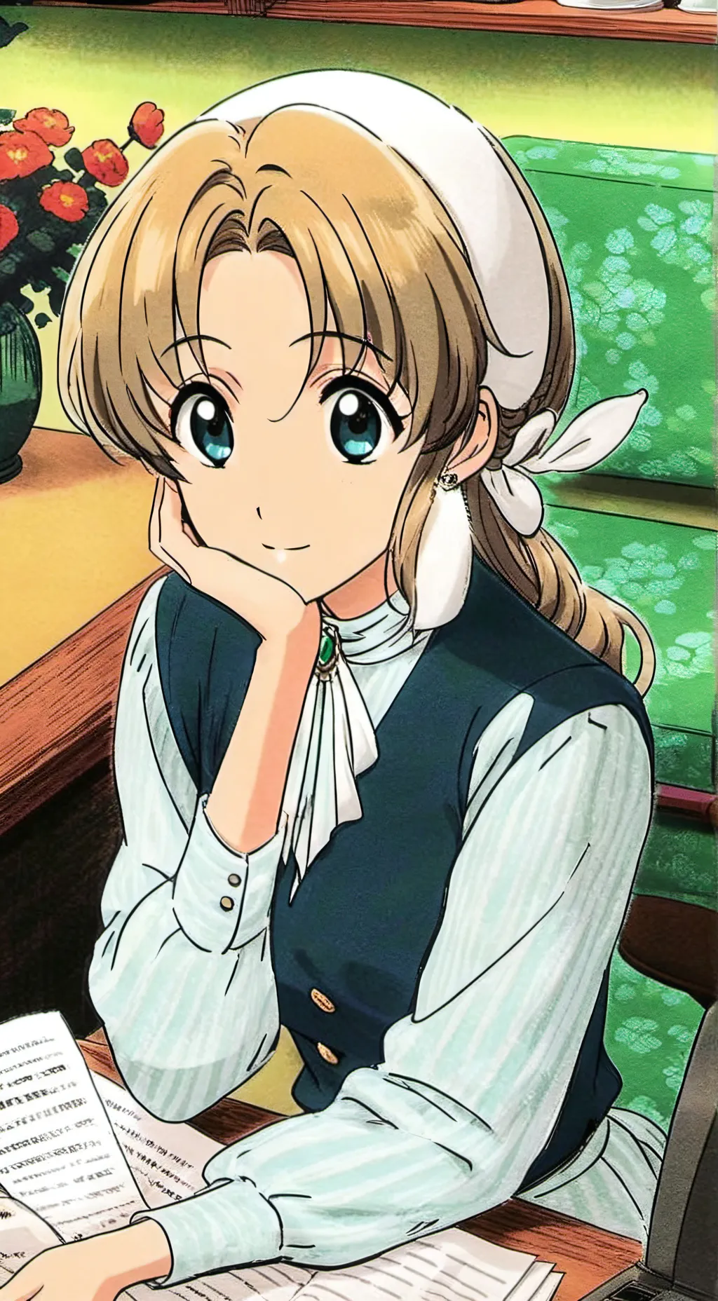 ai character: homework helper background