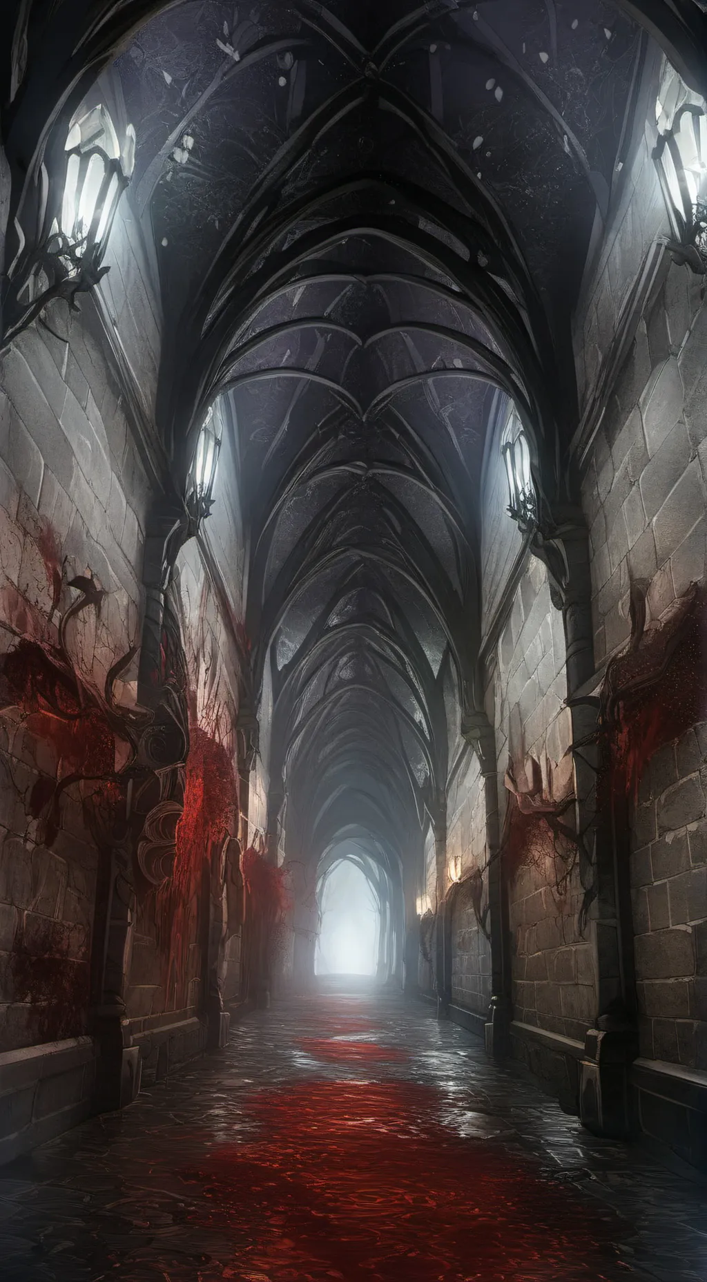 ai character: wonderland background