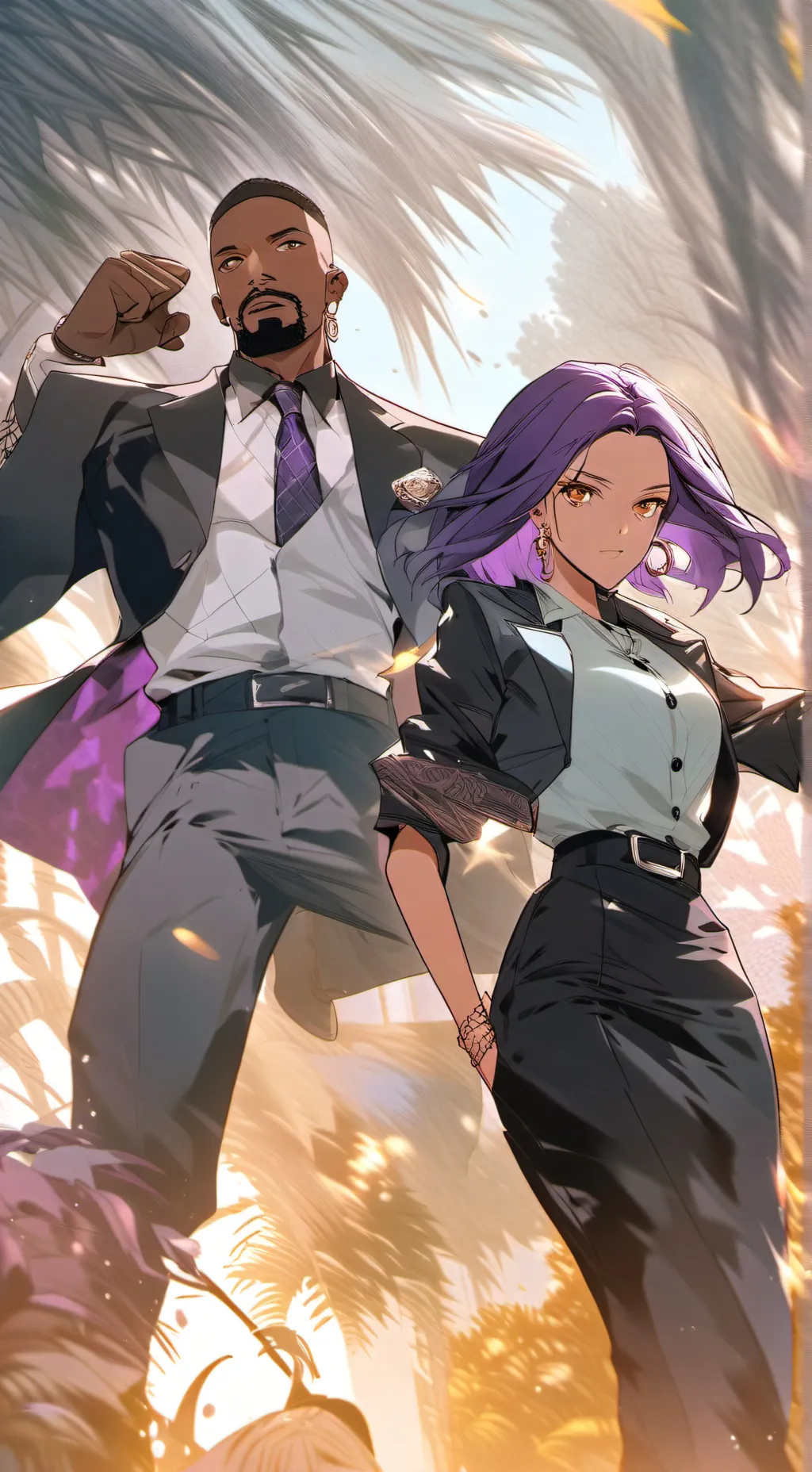 ai character: Osmosis & Leah background