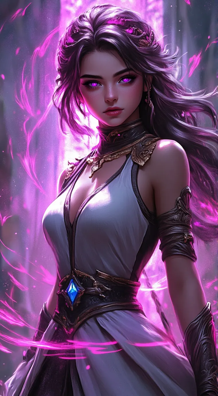 ai character: Blossom x Brick background