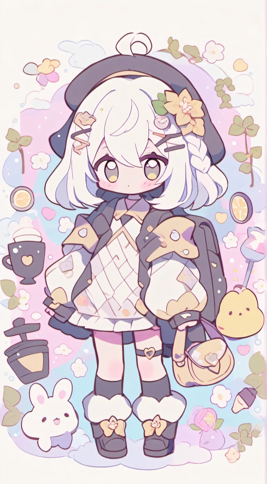 ai character: Mha mine kissed ya background