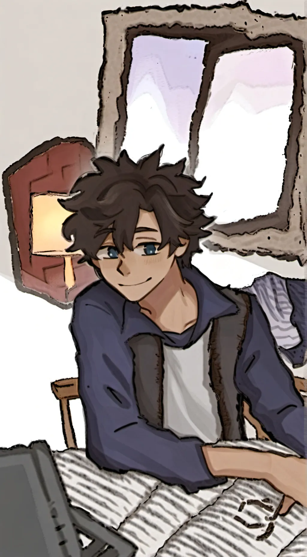 ai character: Michael afton background