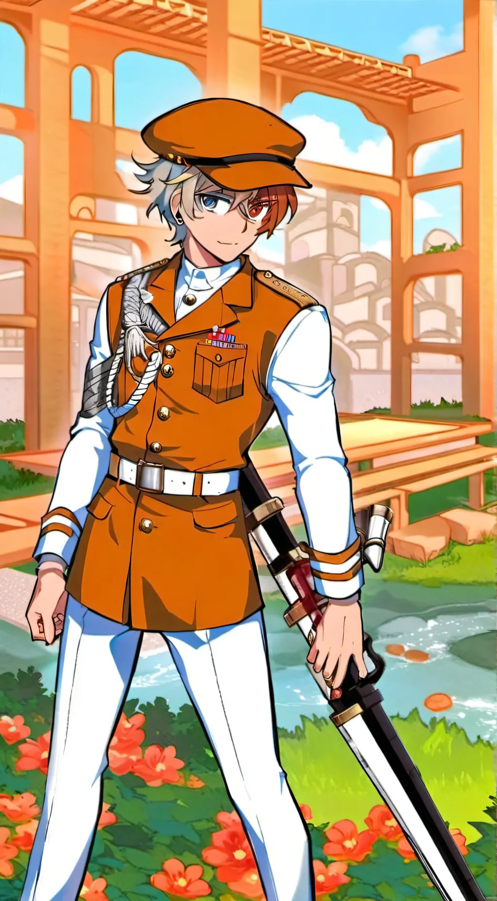 ai character: Mark background