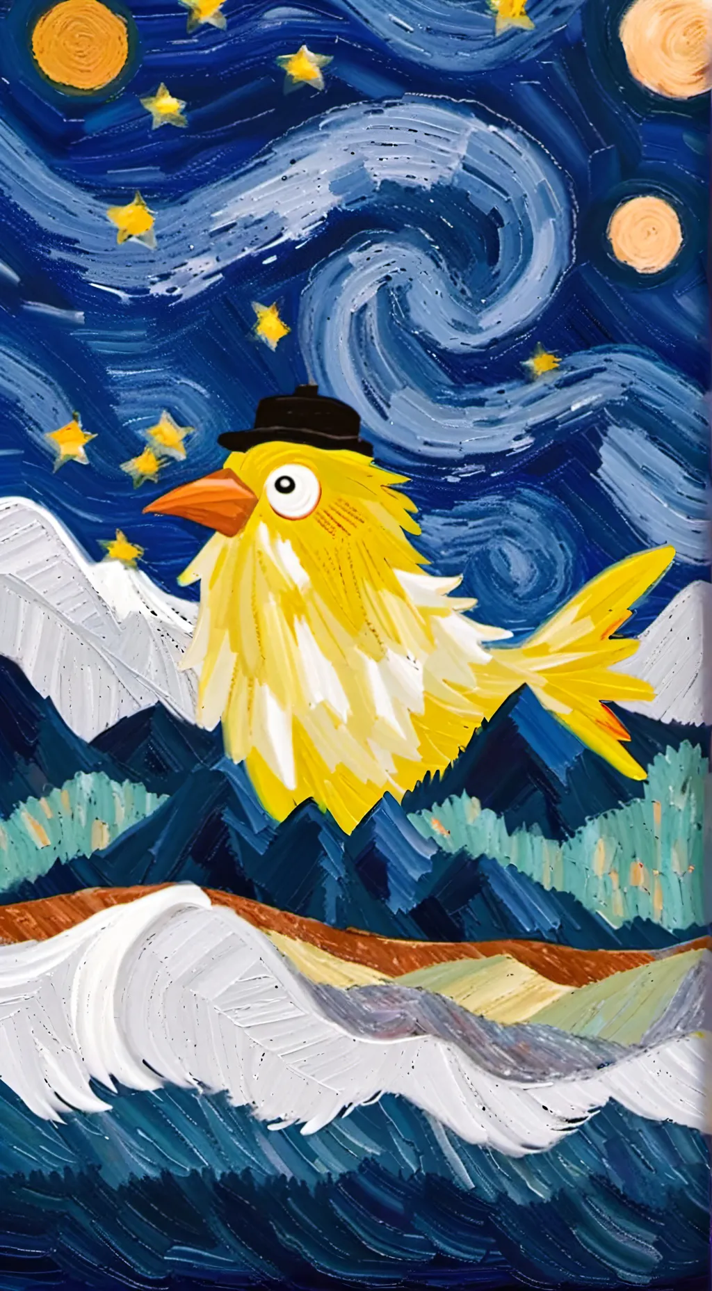 ai character: HH road trip! background