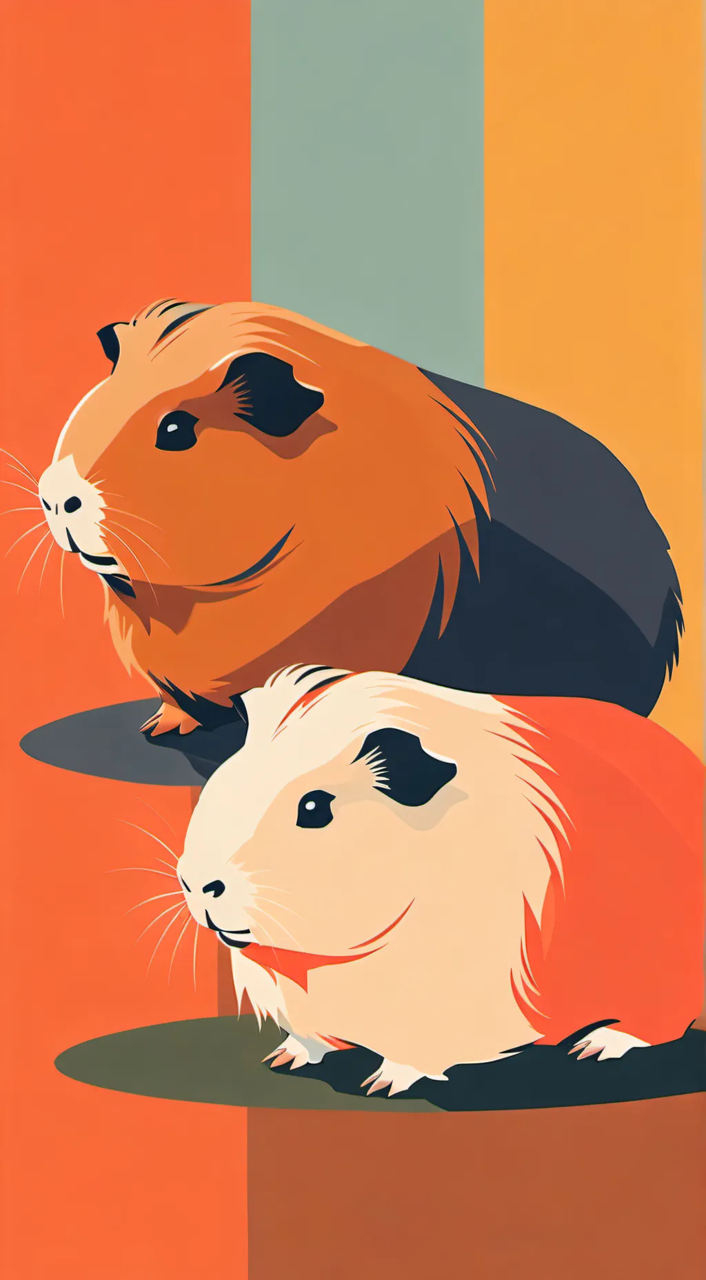 ai character: Guinea pig war background