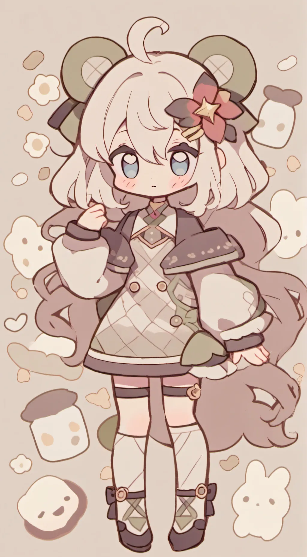 ai character: Rain(spoiled girl) background