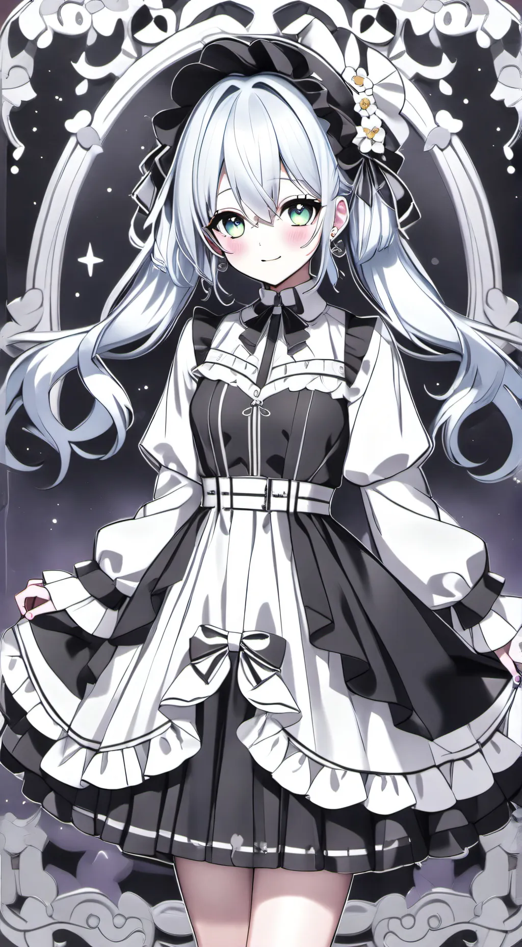 ai character: Hatsune Miku  background