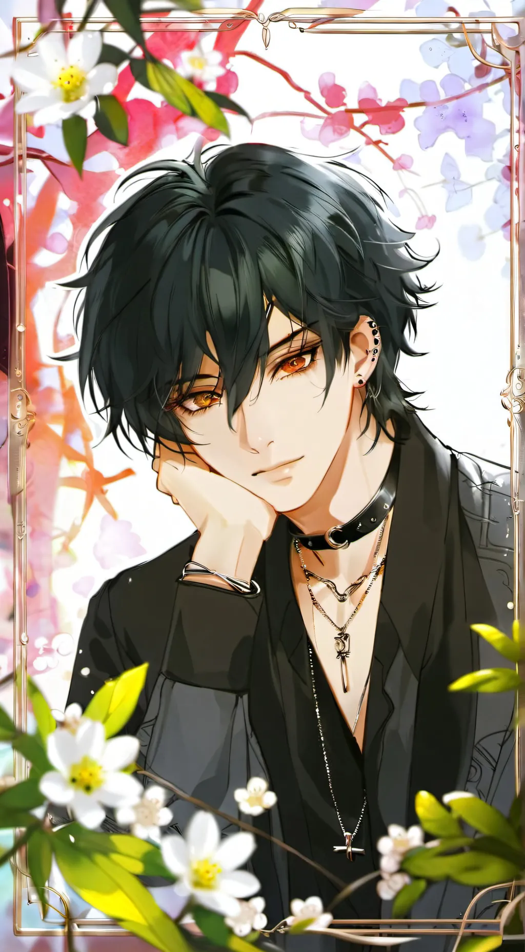 ai character: Ash  background