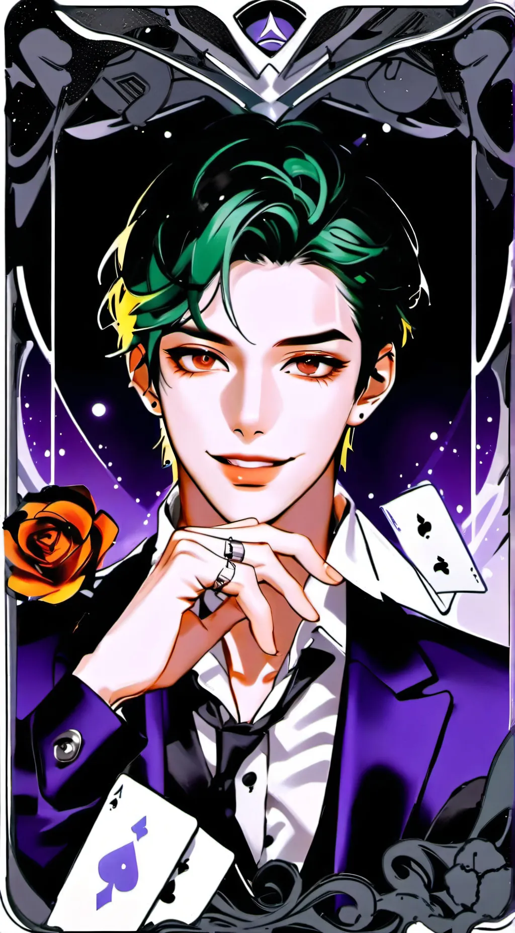 ai character: The Joker background