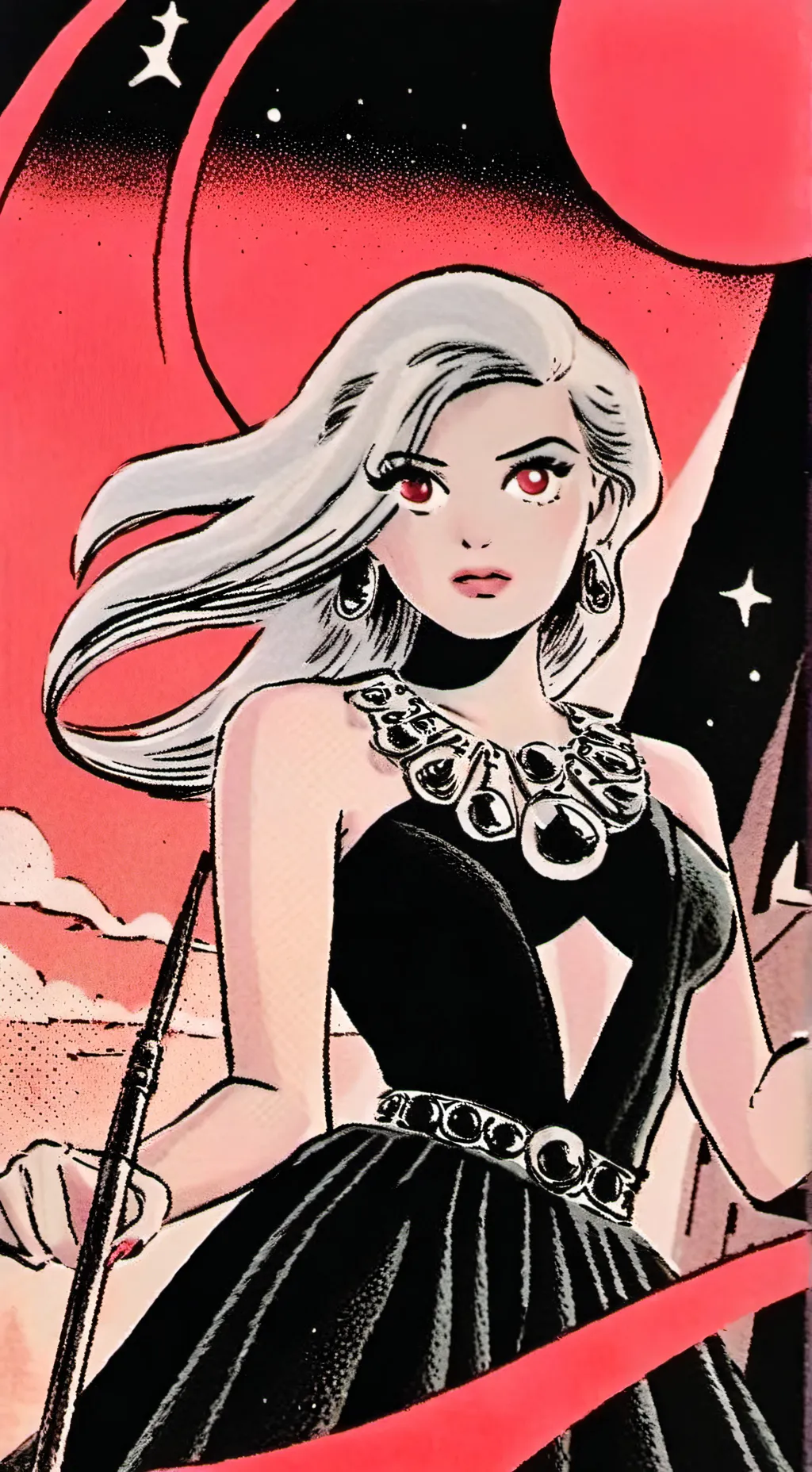 ai character: Moony Luna background