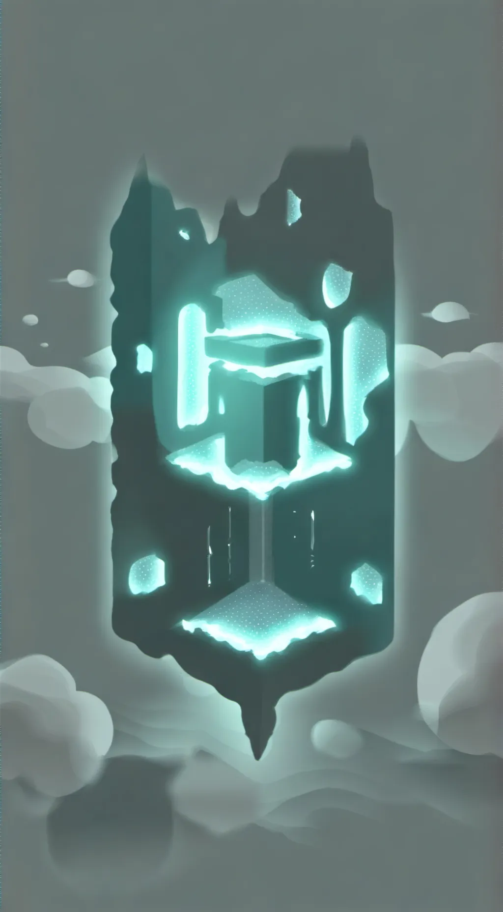 ai character: Sunken island background