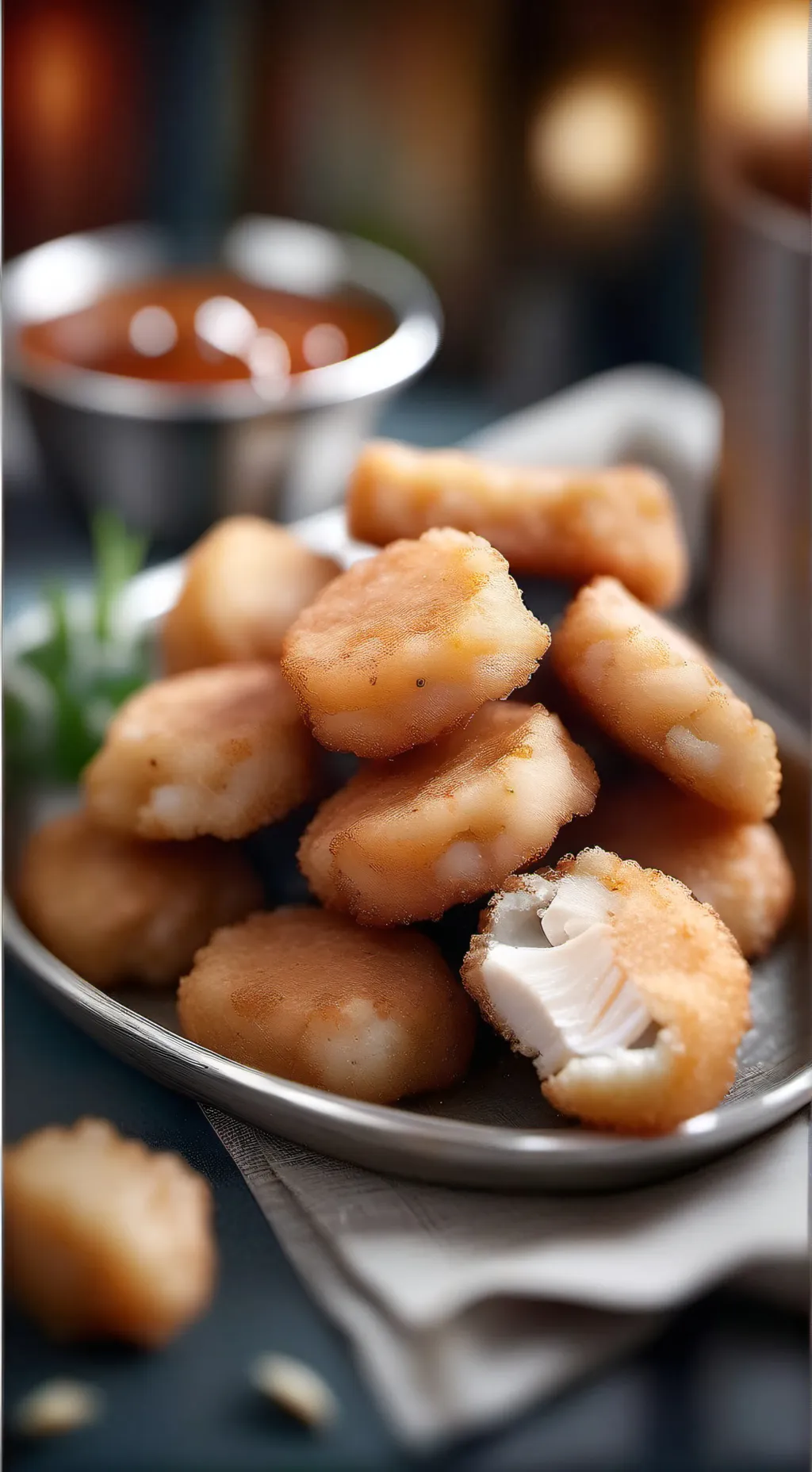 ai character: chicken nugget background