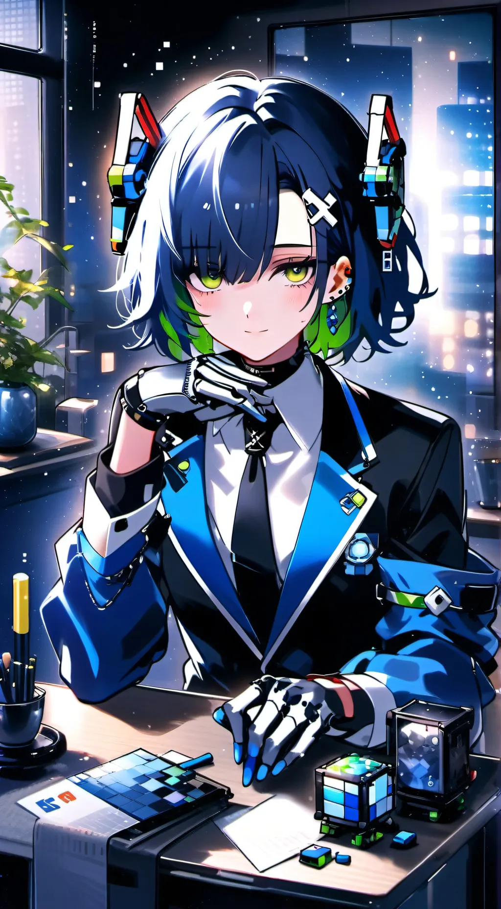 ai character: Reece background