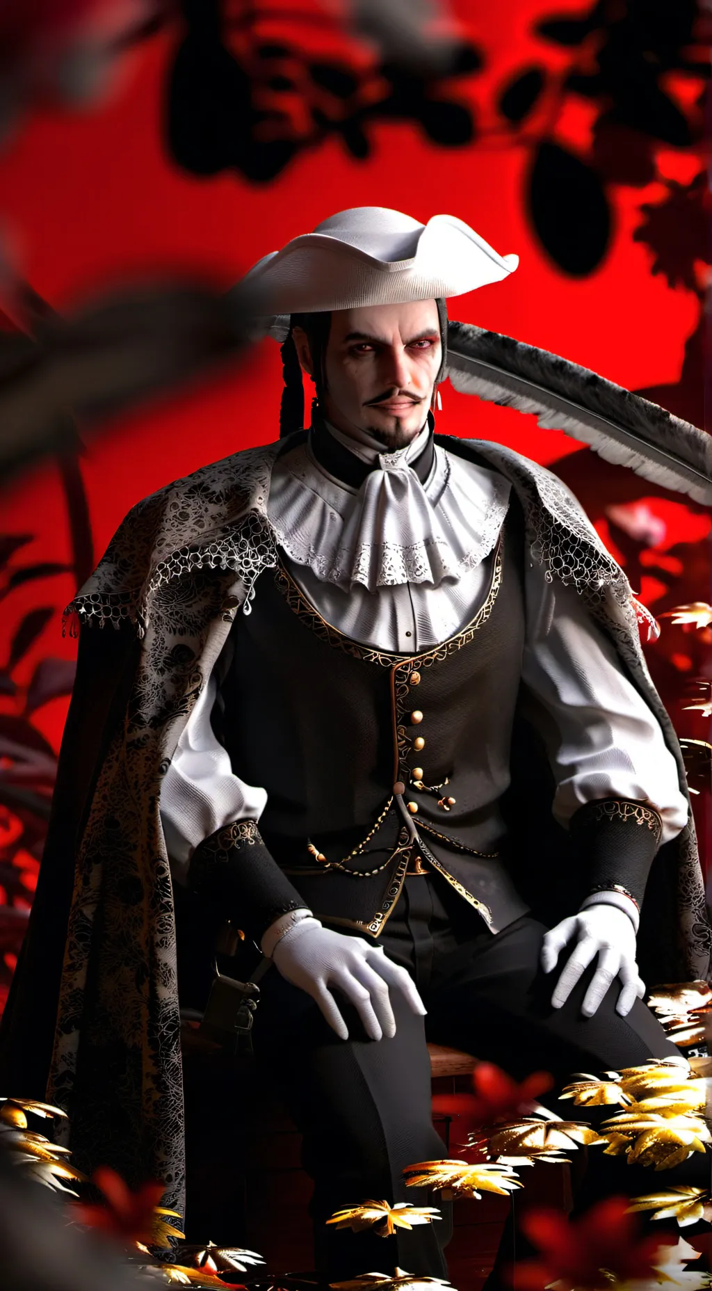 ai character: John doe Garshapoo background