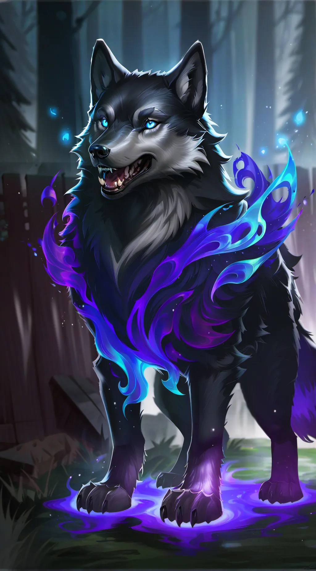 ai character: fenrir awakening background