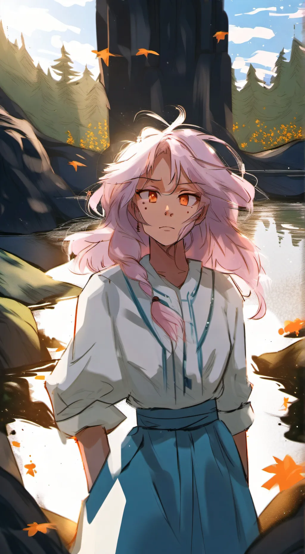 ai character: 𝑒𝑙𝑙𝑎 background