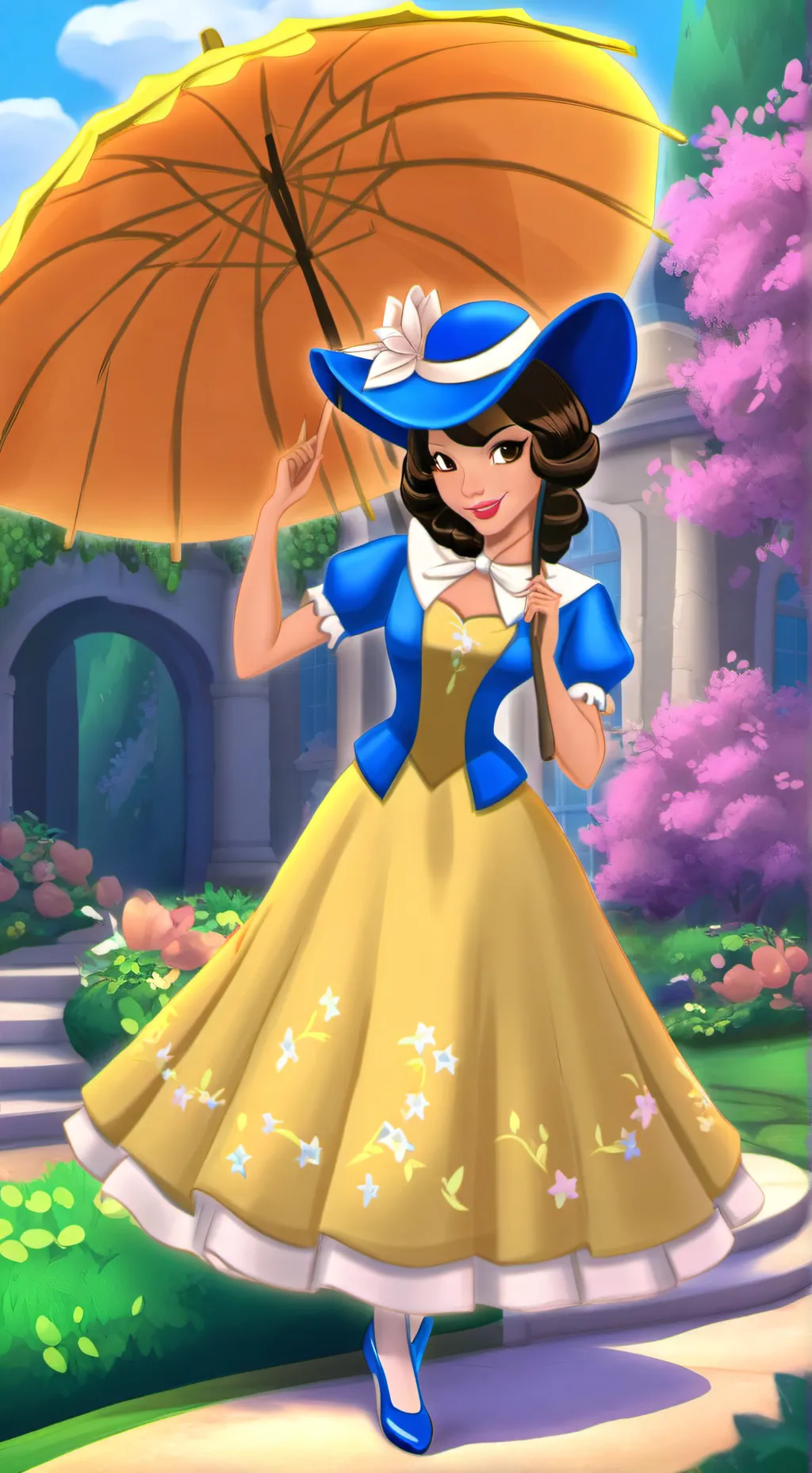 ai character: Lila background