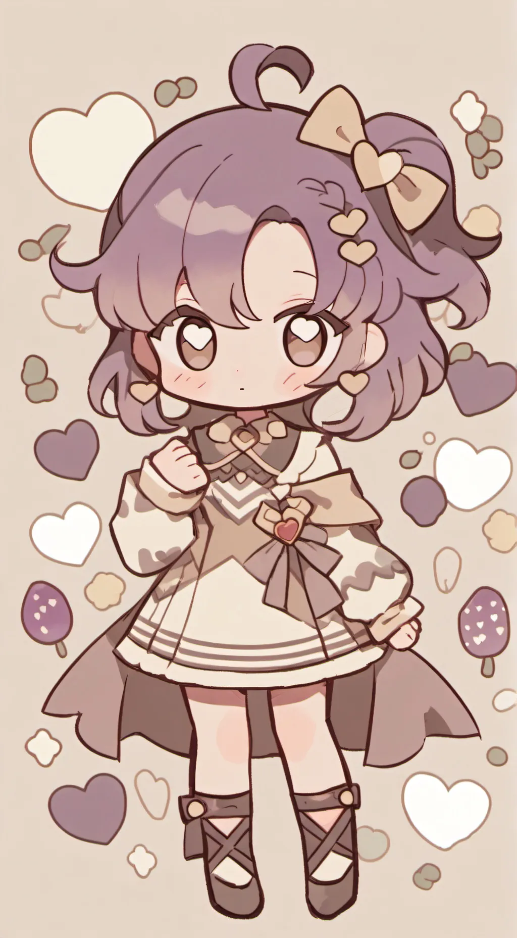 ai character: ñiña perdida background