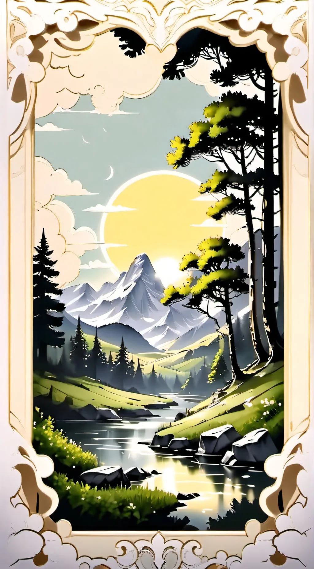 ai character: India CH background