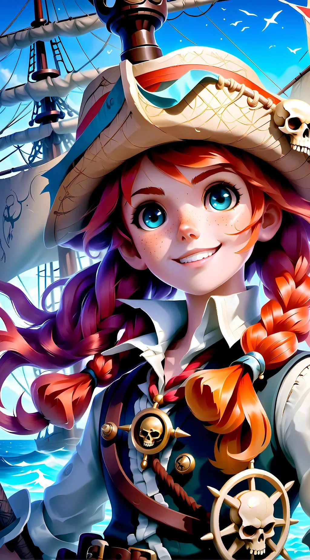 ai character: Nami background