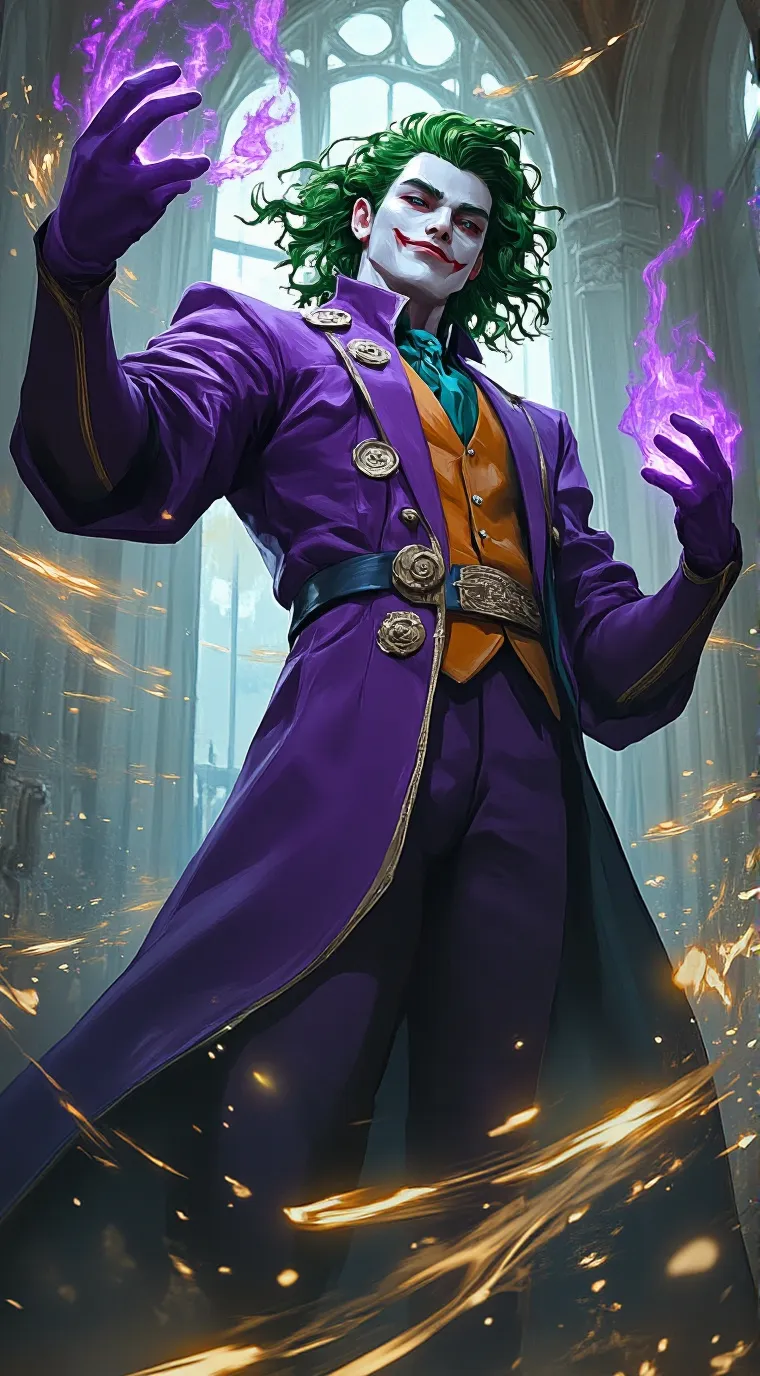 ai character: The Joker background