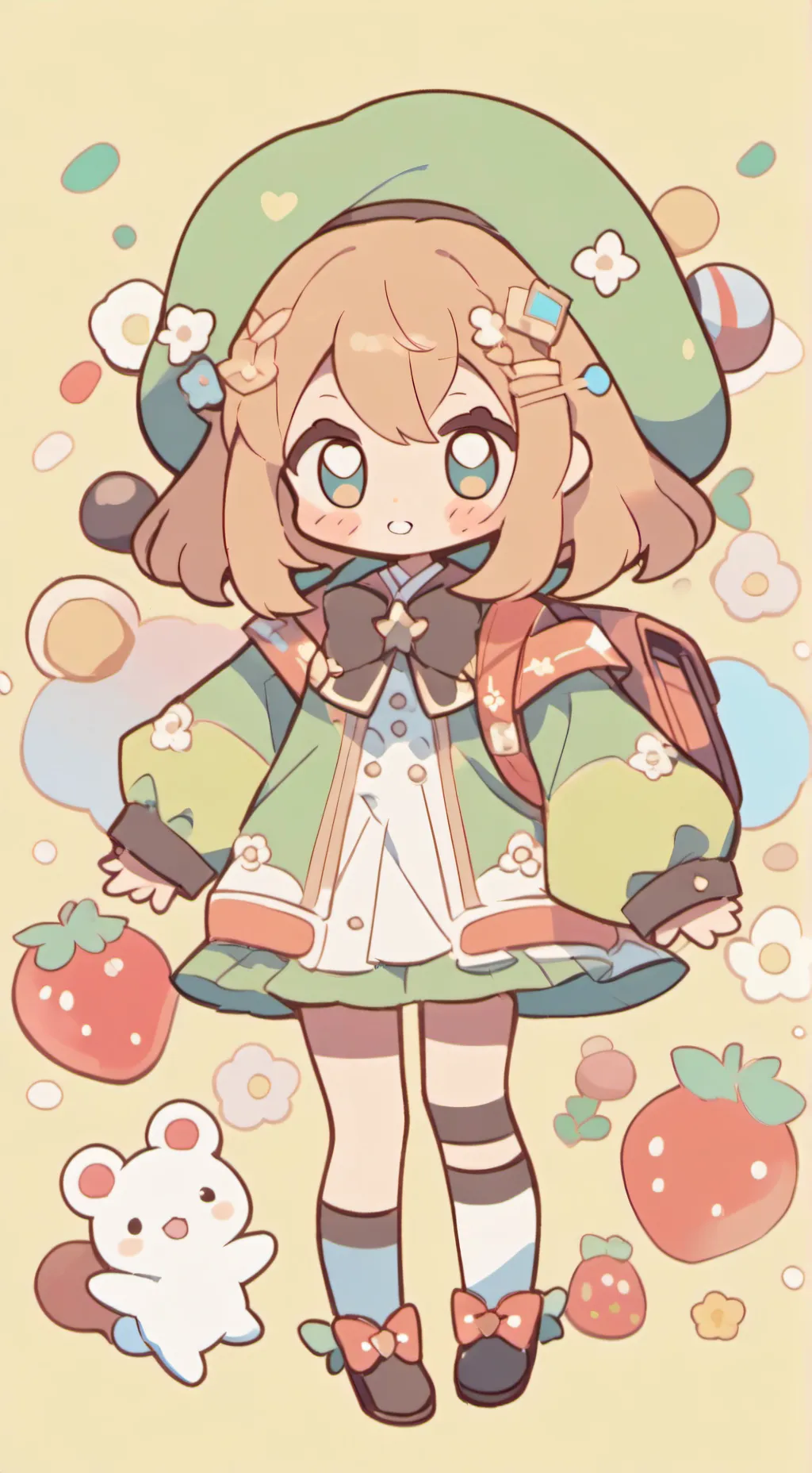 ai character: Minaandyouarealone background