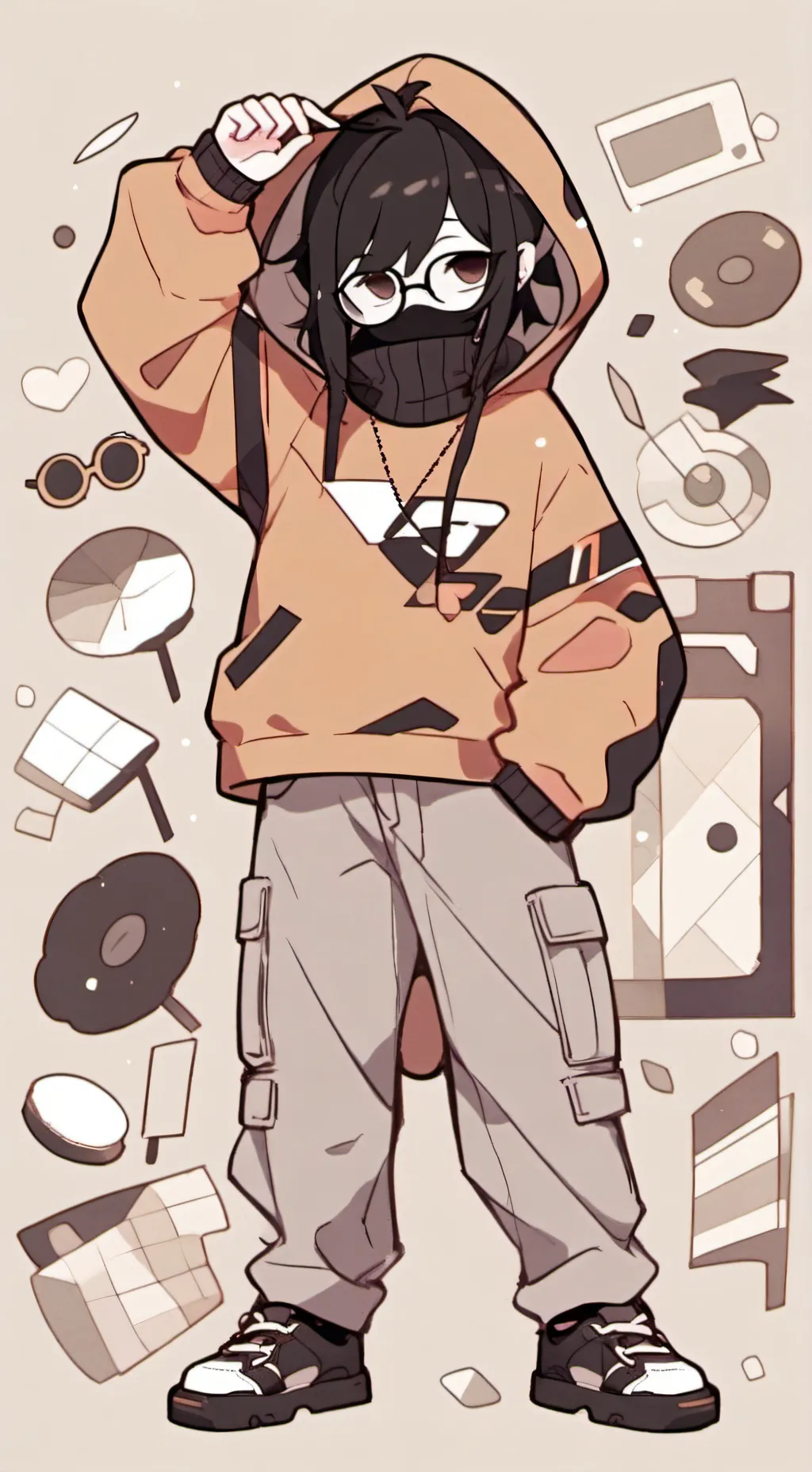 ai character: 🌺 trios🌺 background